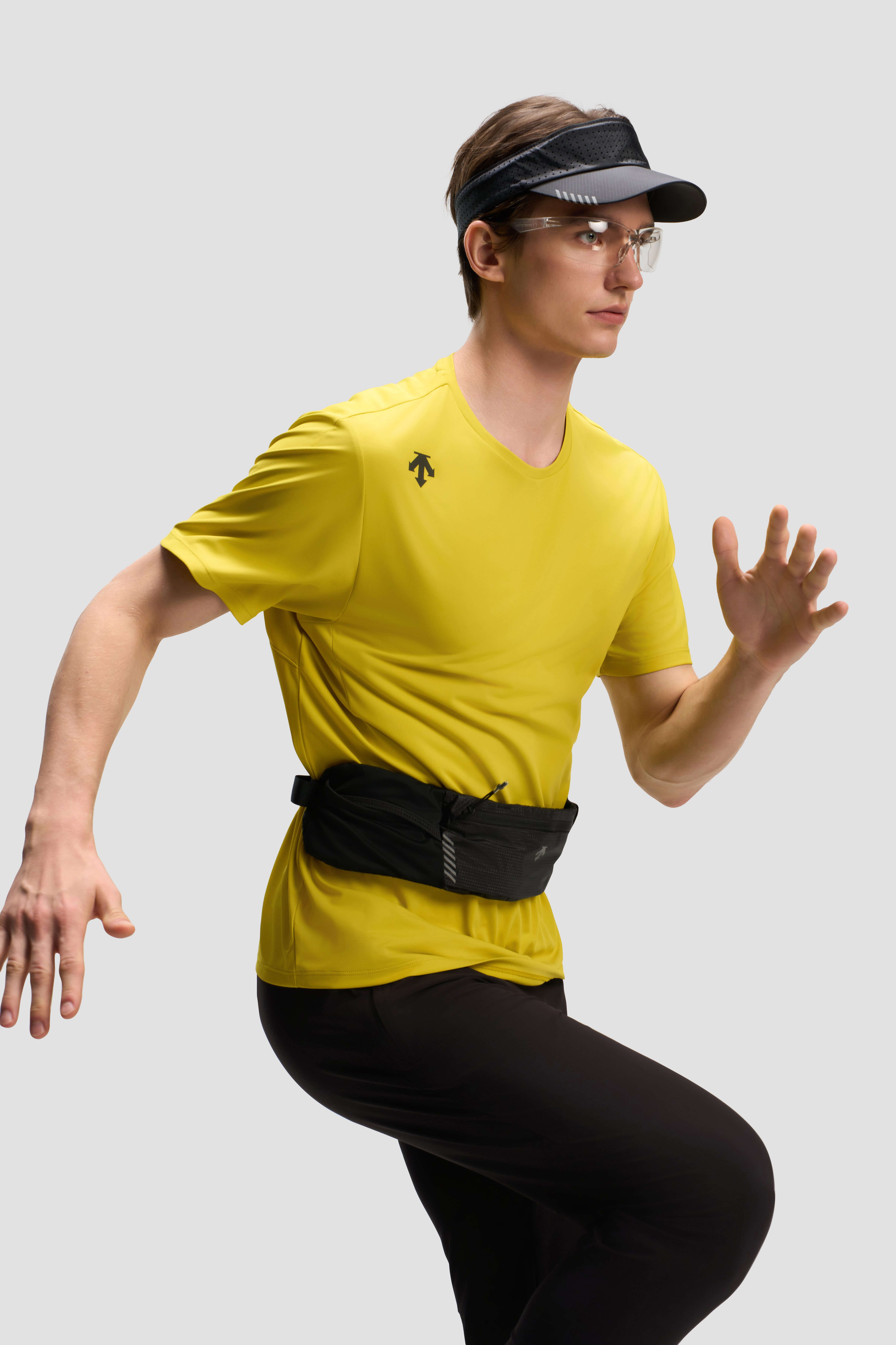 Men's Running Short Sleeve Knit T-Shirt
