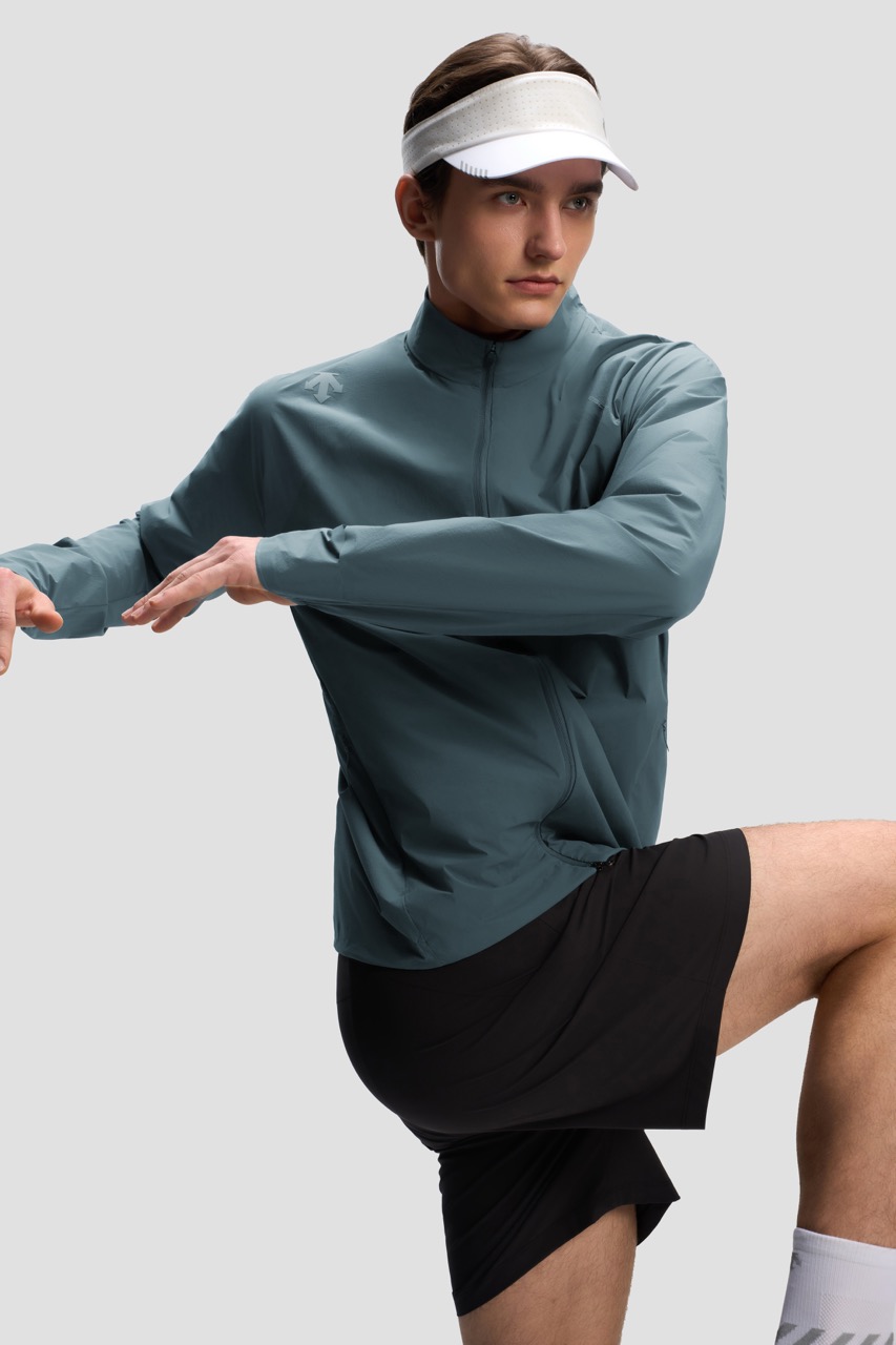 Men's Running Water-Repellent UPF50+ Packable Woven Top