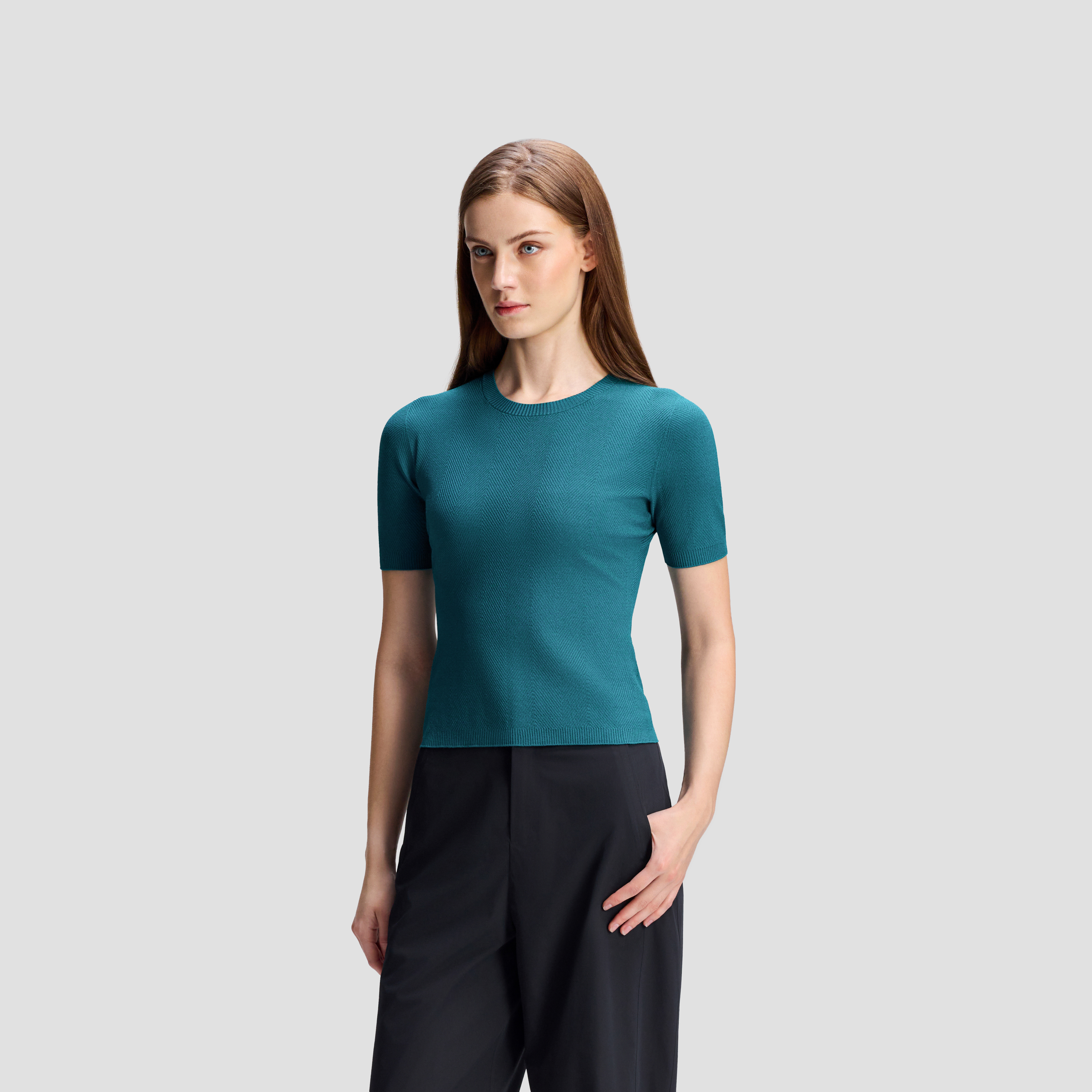 Women's DUALIS Short Sleeve Knit T-Shirt