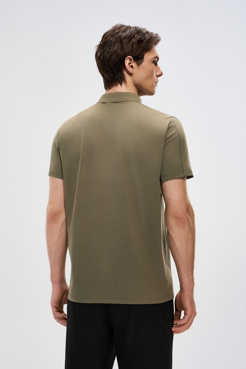 Men's Training Short Sleeve Polo Shirt