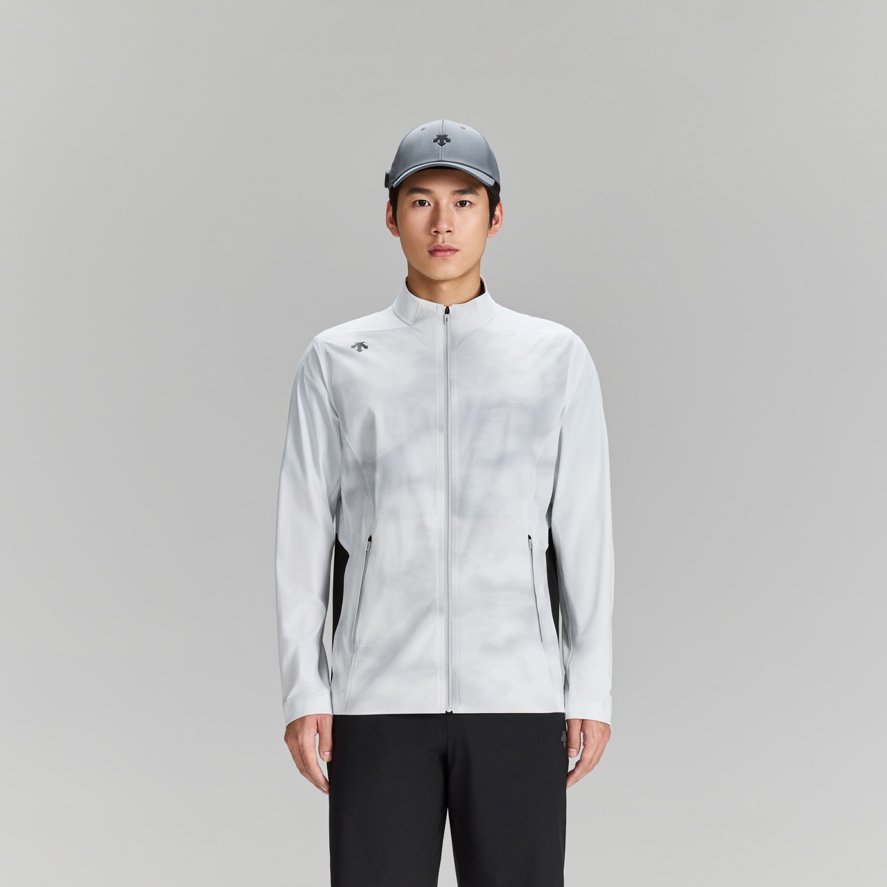 Men's Golf Structured Athletic Stretch Perforated Jacket