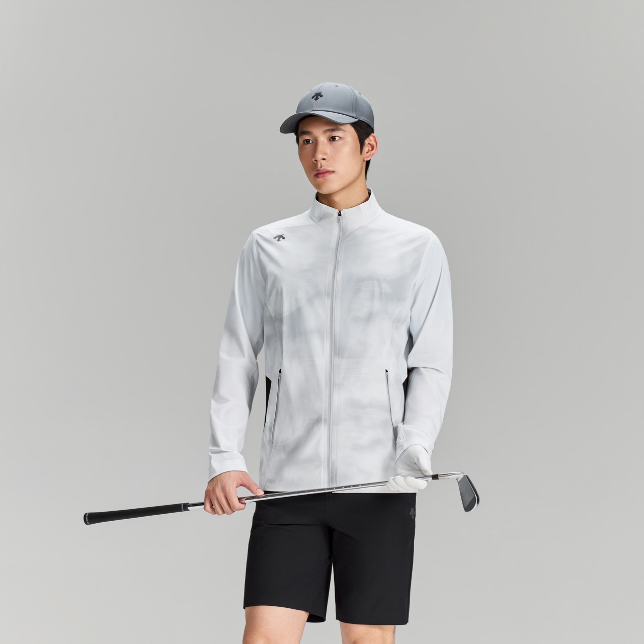 Men's Golf Structured Athletic Stretch Perforated Jacket