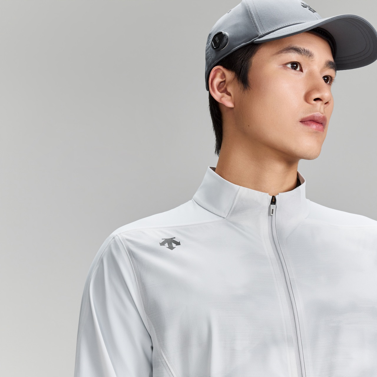 Men's Golf Structured Athletic Stretch Perforated Jacket