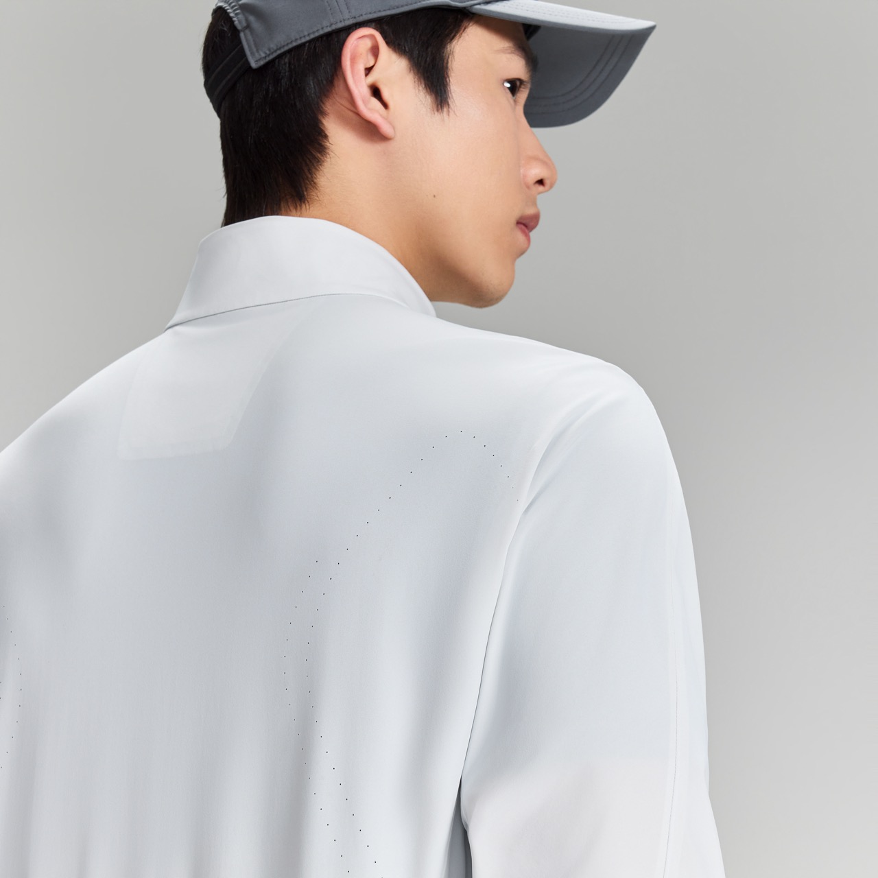 Men's Golf Structured Athletic Stretch Perforated Jacket
