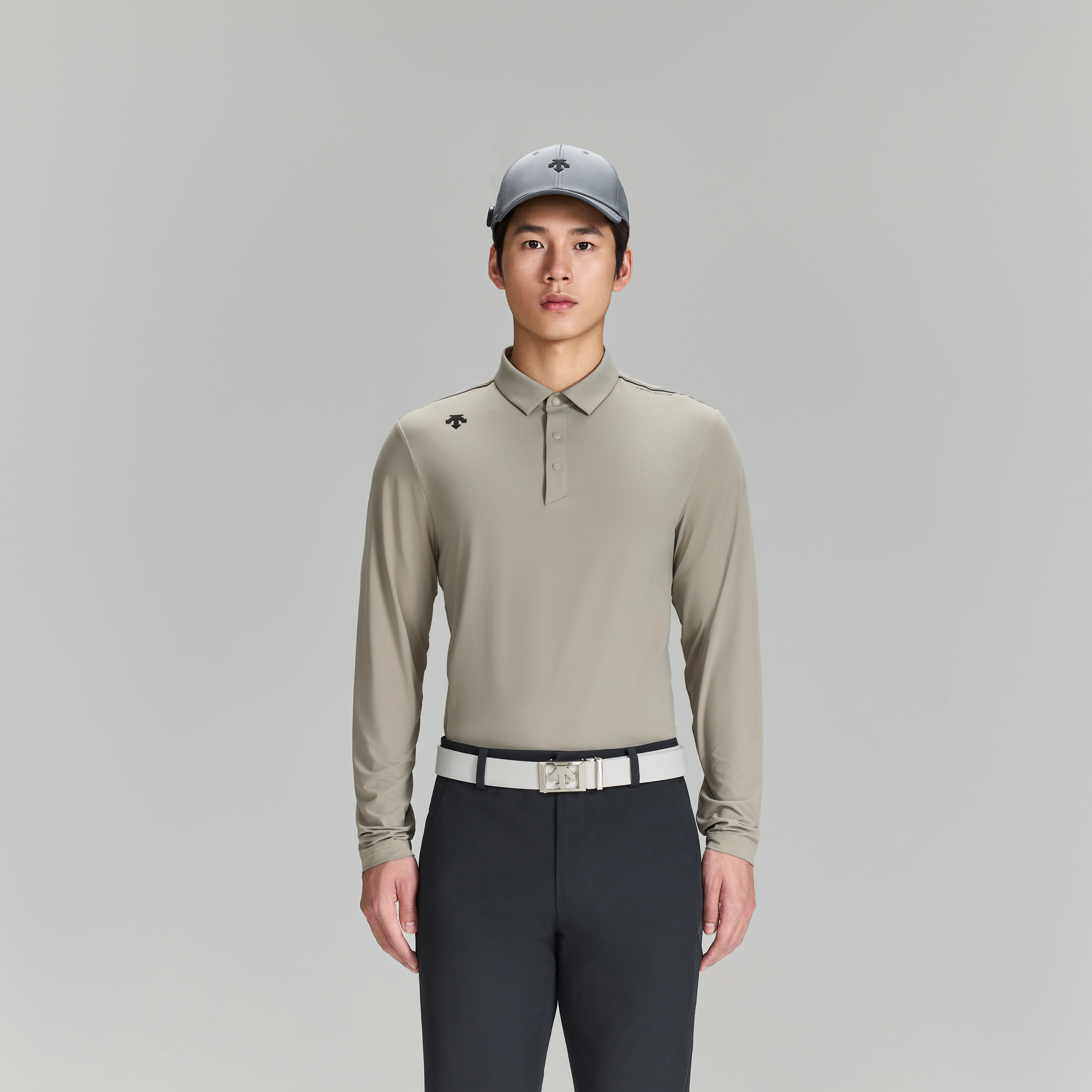Men's Golf Long Sleeve Polo Shirt