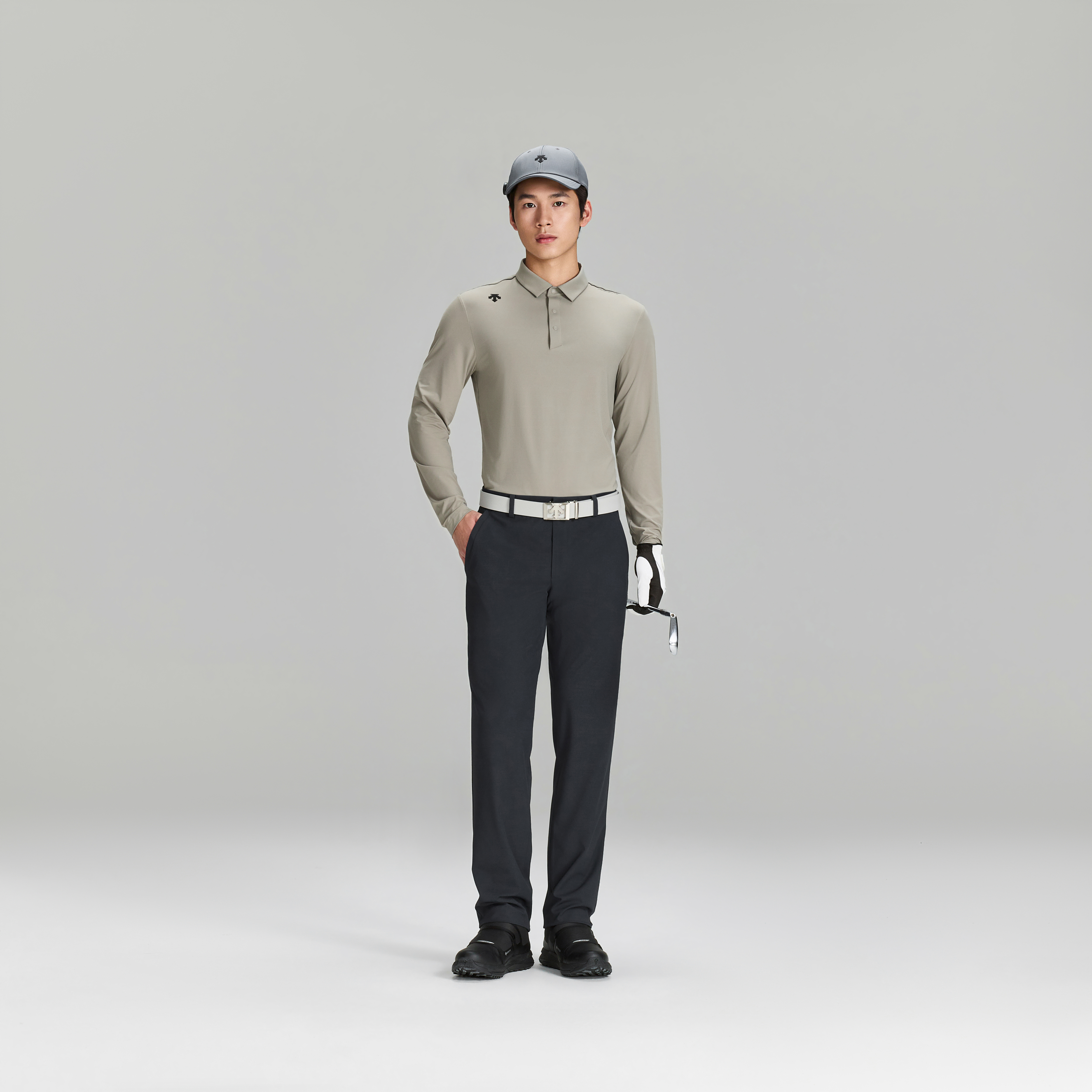 Men's Golf Long Sleeve Polo Shirt