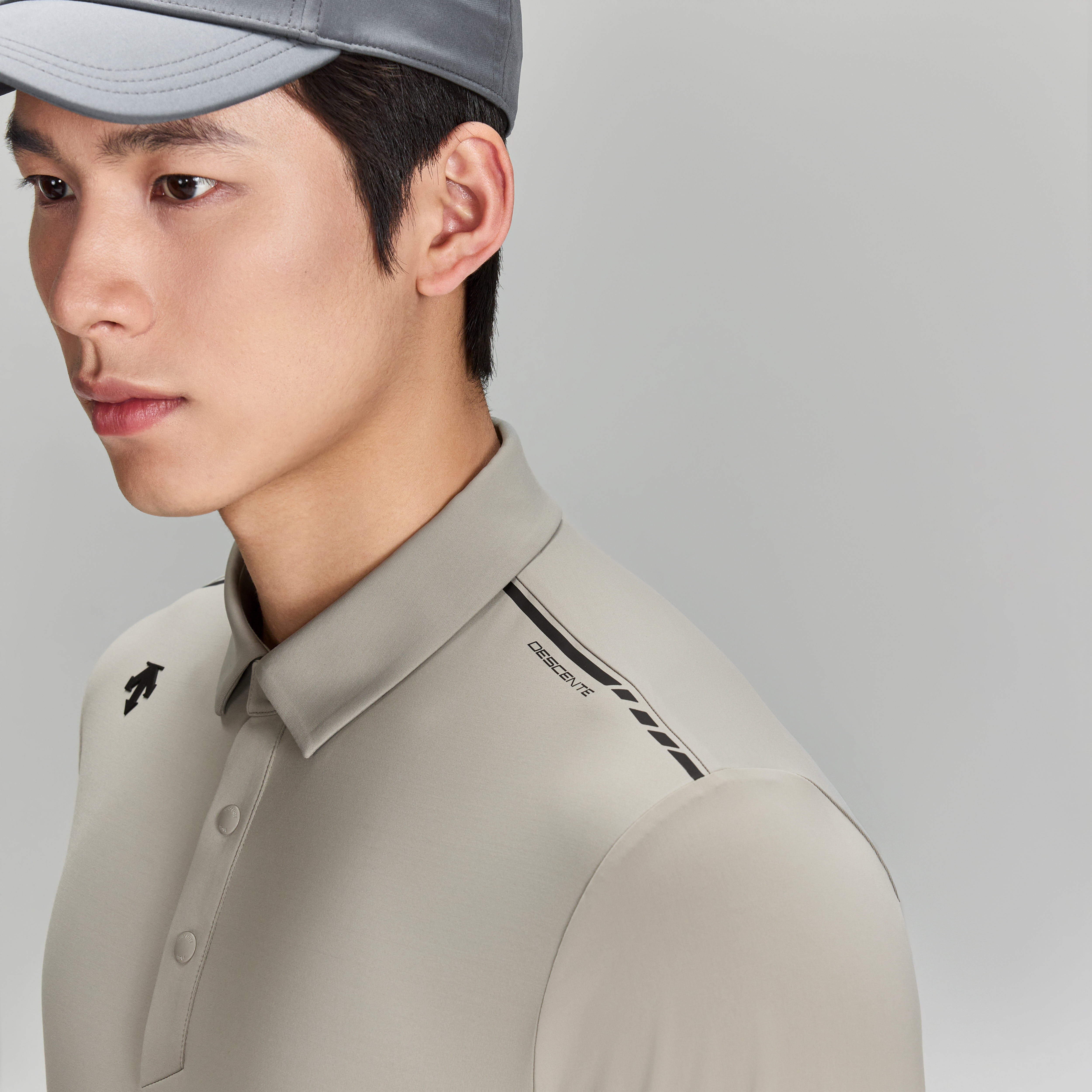 Men's Golf Long Sleeve Polo Shirt