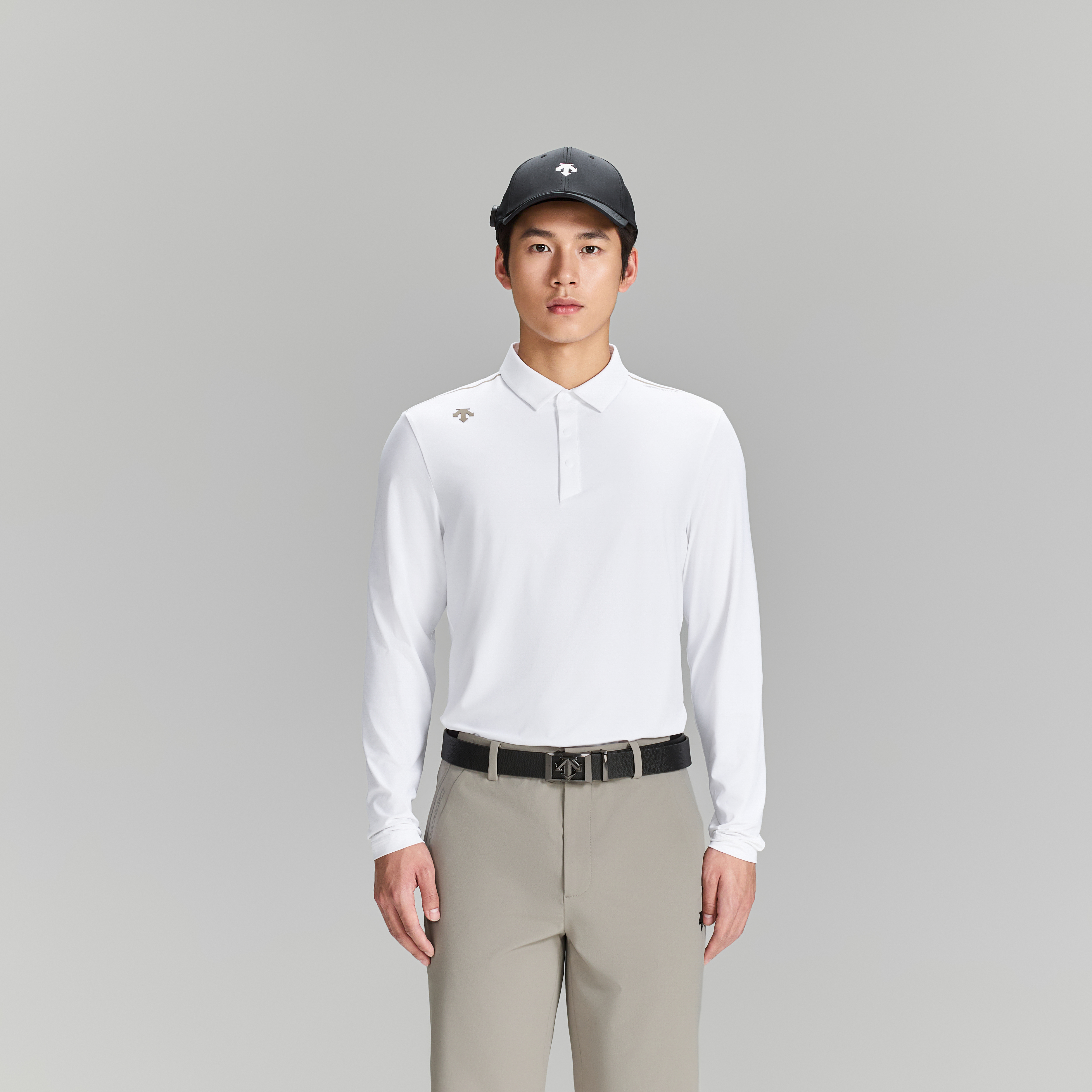 Men's Golf Long Sleeve Polo Shirt