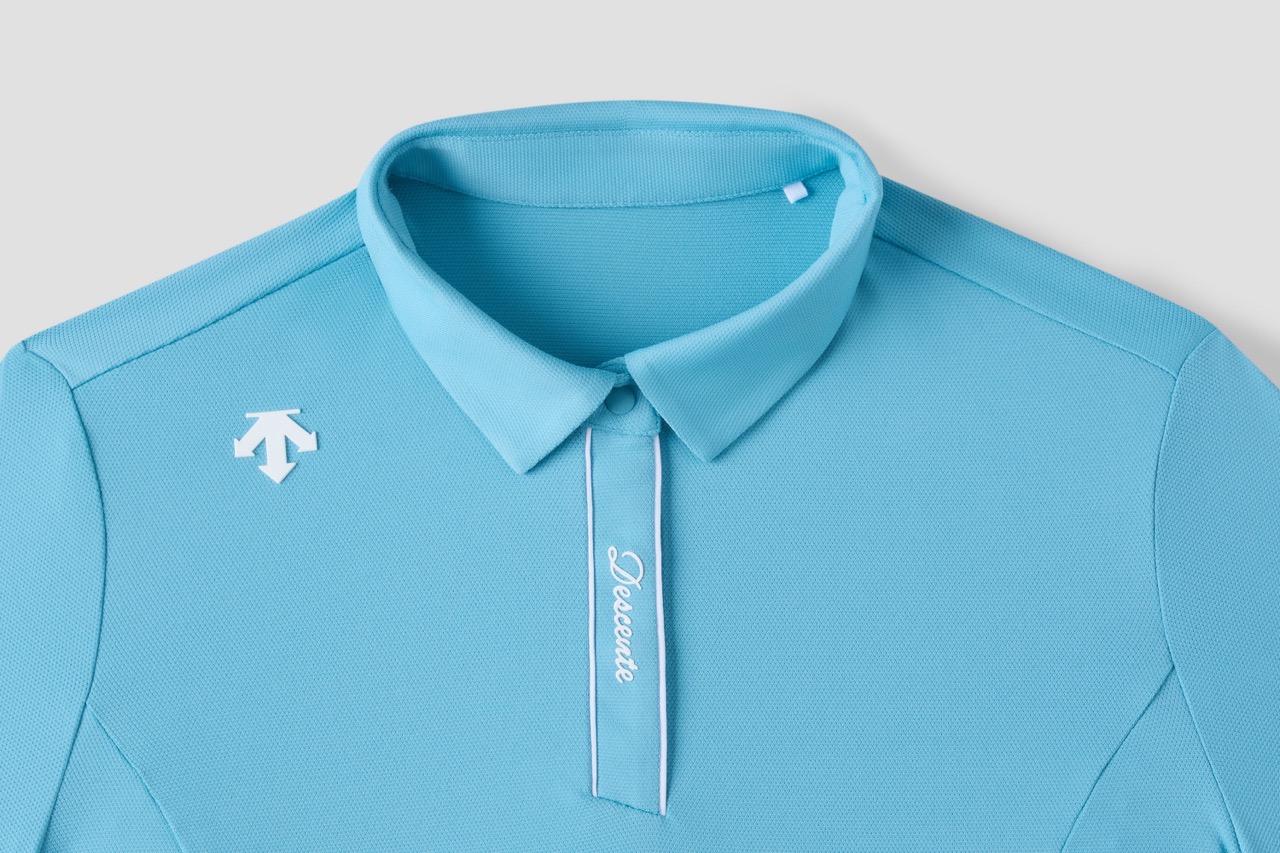 Women's Golf Princess Seam Ribbed Sleeve Short-Sleeve Polo Shirt
