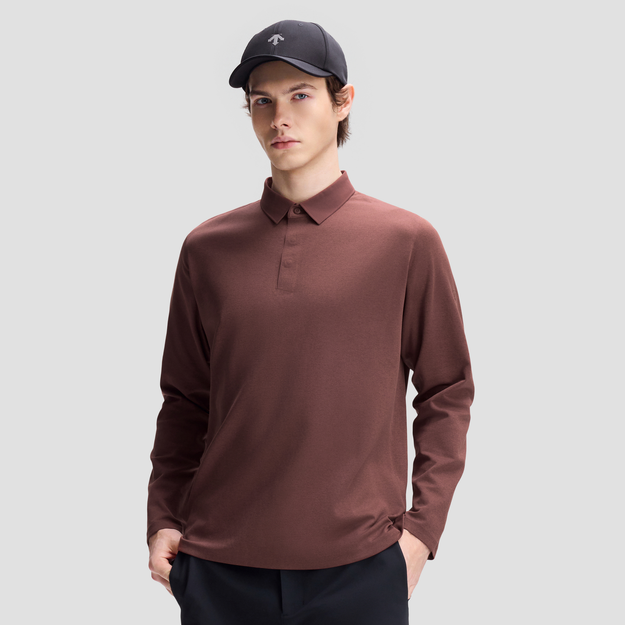 Men's Dualis Long Sleeve Polo Shirt