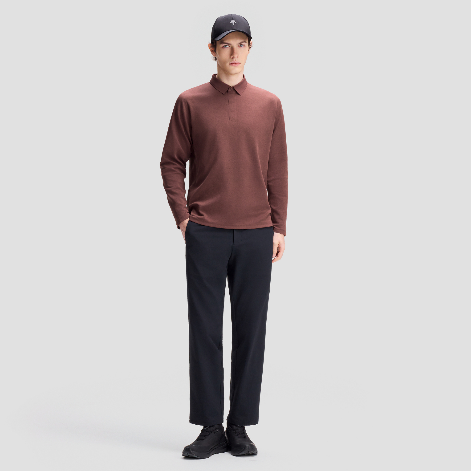 Men's Dualis Long Sleeve Polo Shirt