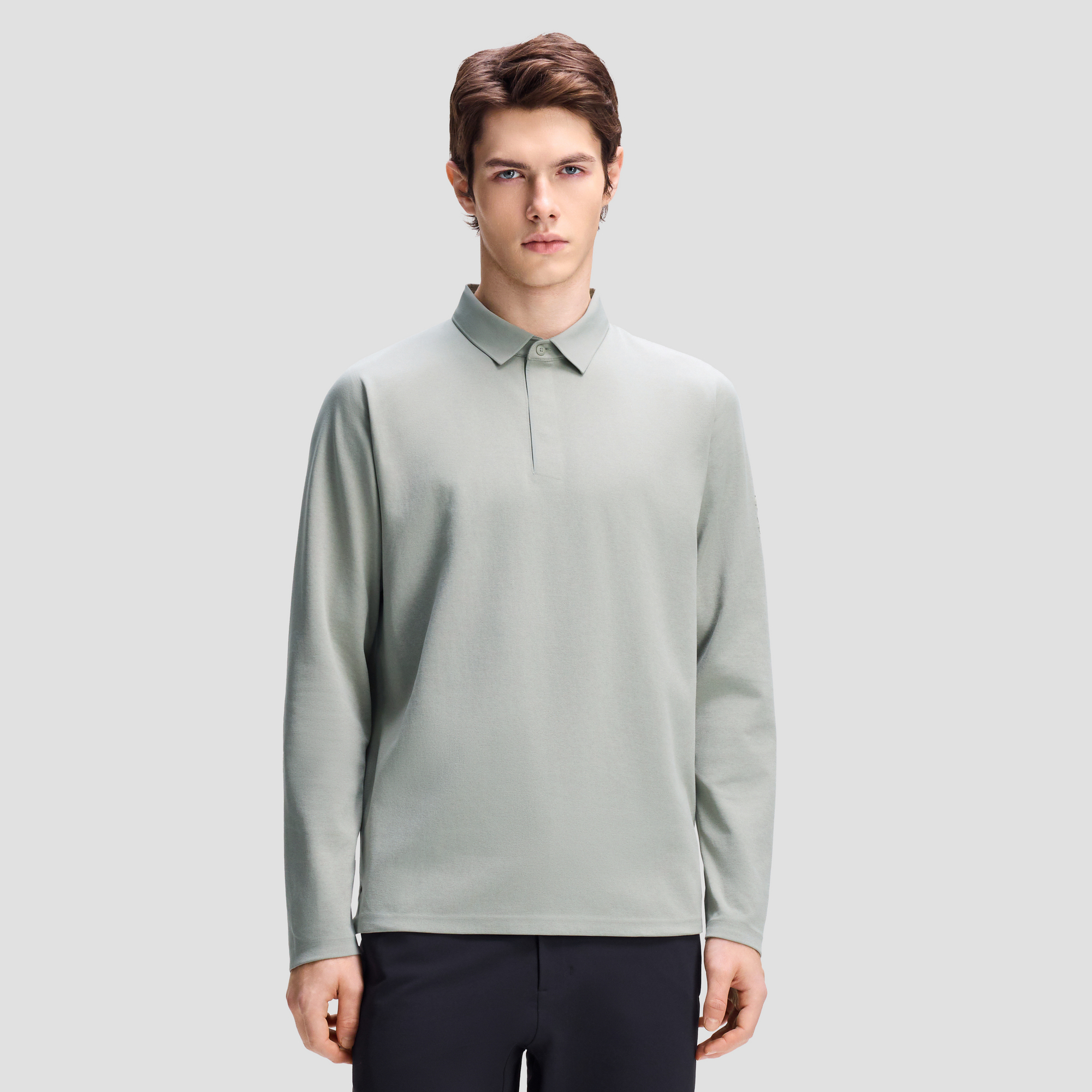 Men's Dualis Long Sleeve Polo Shirt