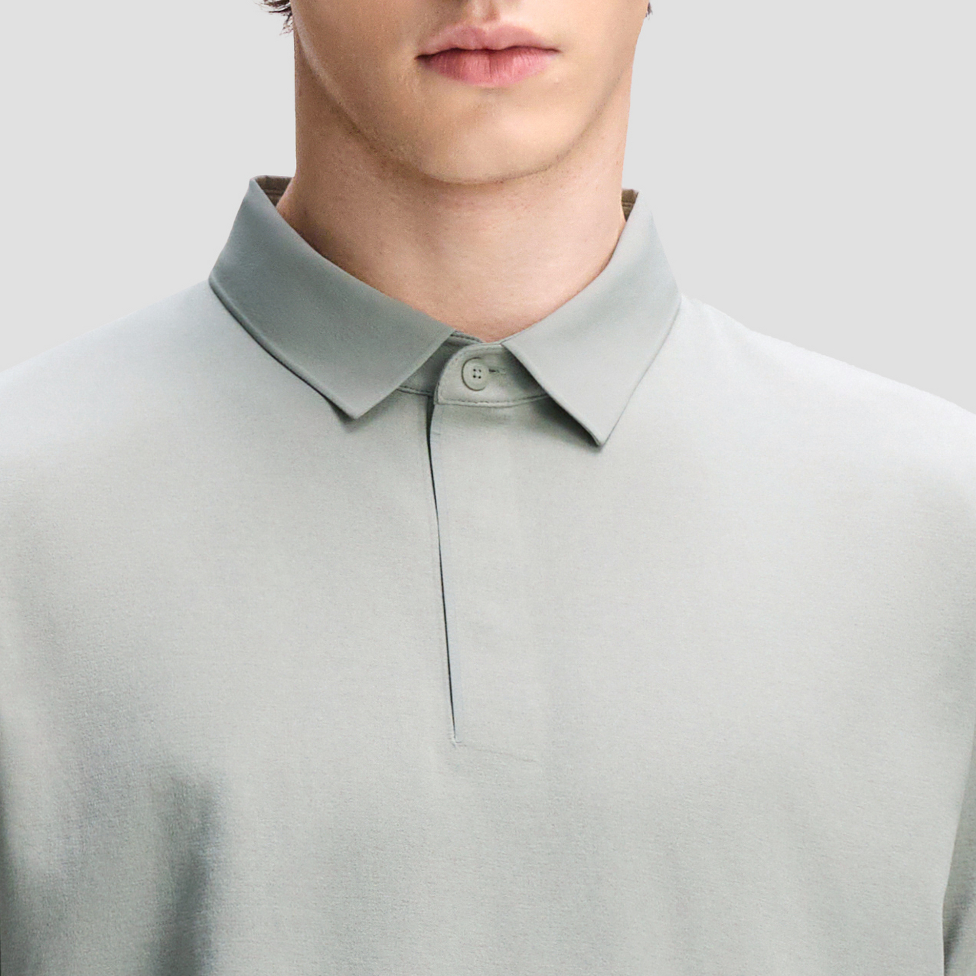 Men's Dualis Long Sleeve Polo Shirt