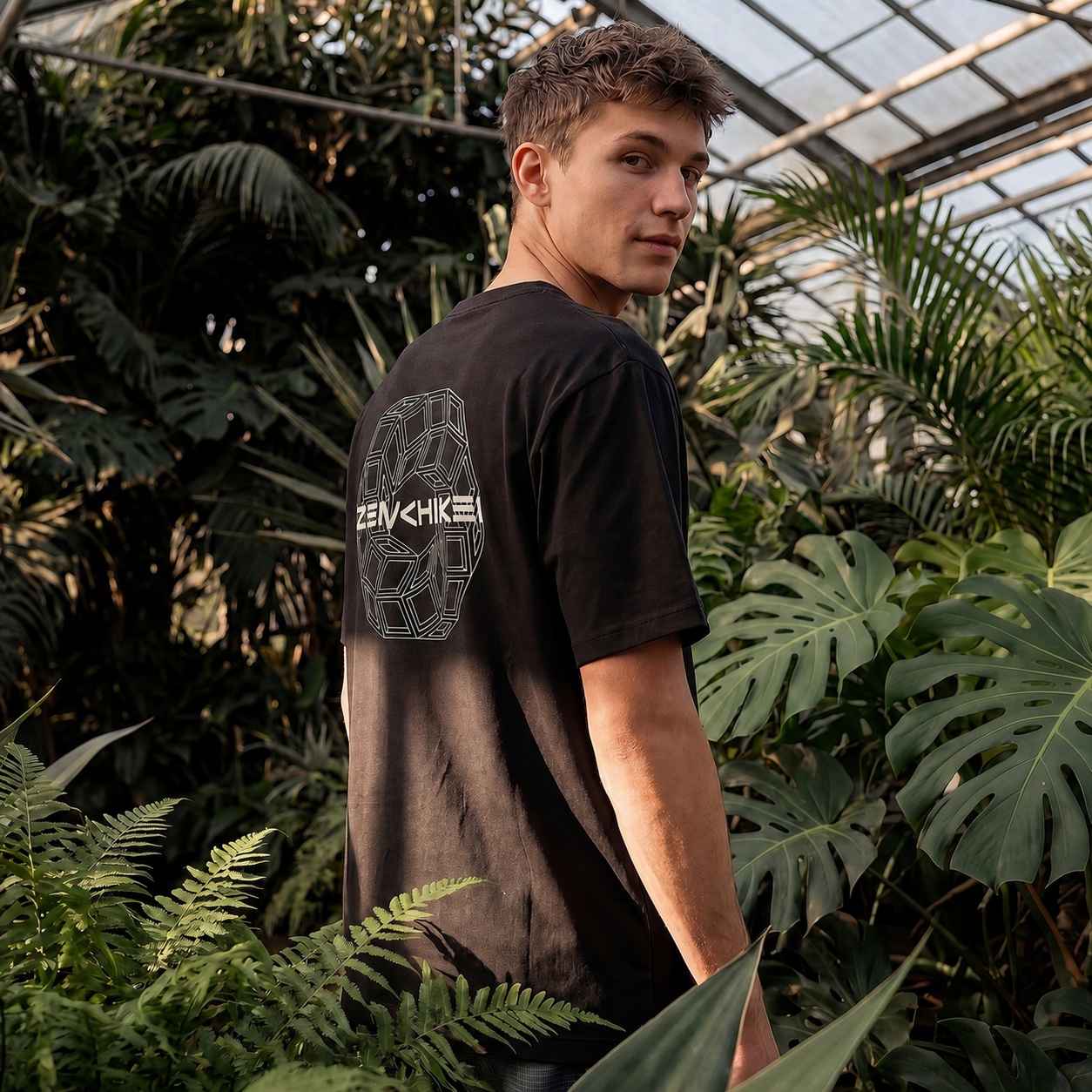 Unisex Allterrain Printed Short Sleeve Knit T-Shirt