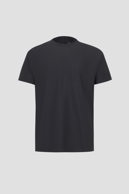 DUALIS Men Knit Short Sleeve T-Shirt