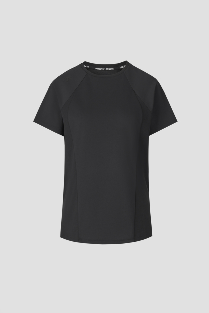 TRAINING Women Knit Short Sleeve T-Shirt