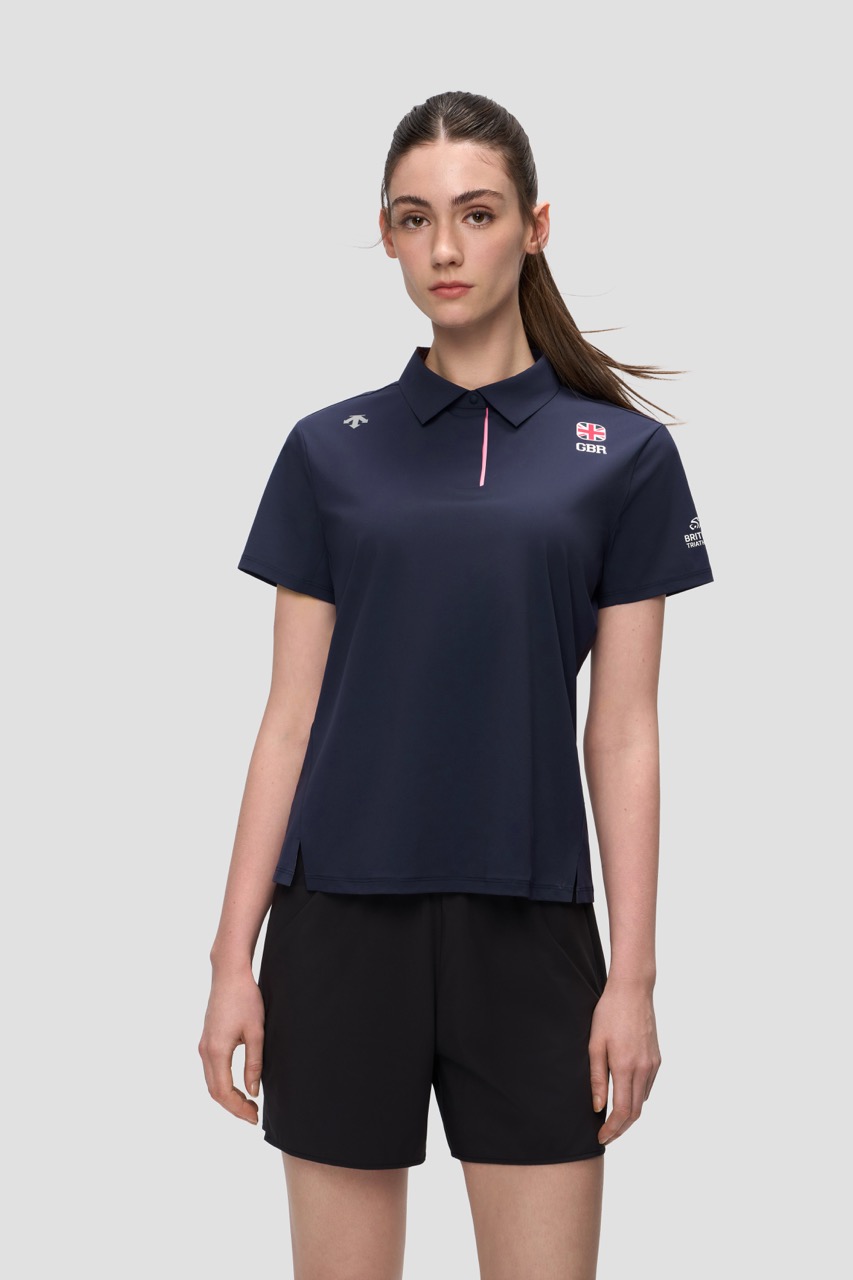 Women's Running Short-Sleeve Polo Shirt