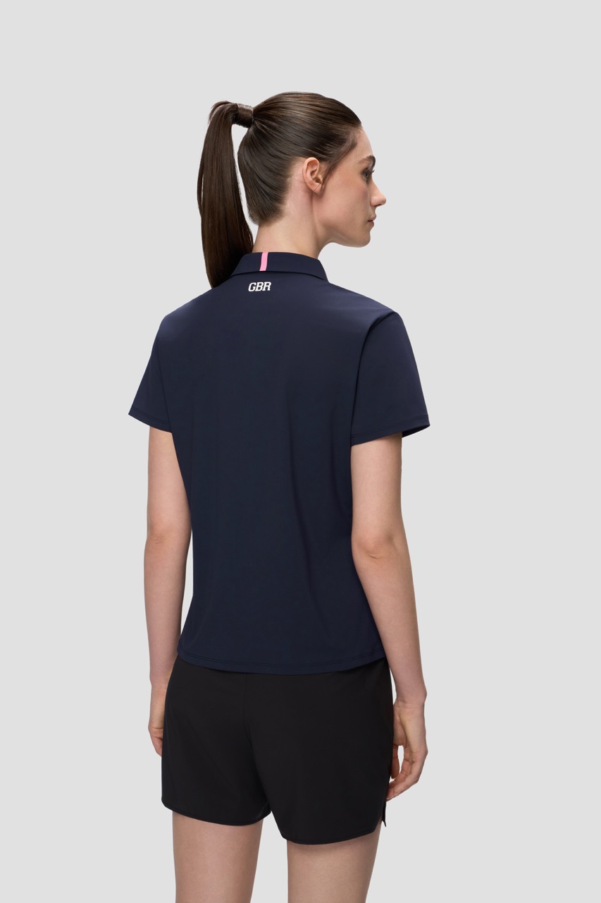 Women's Running Short-Sleeve Polo Shirt