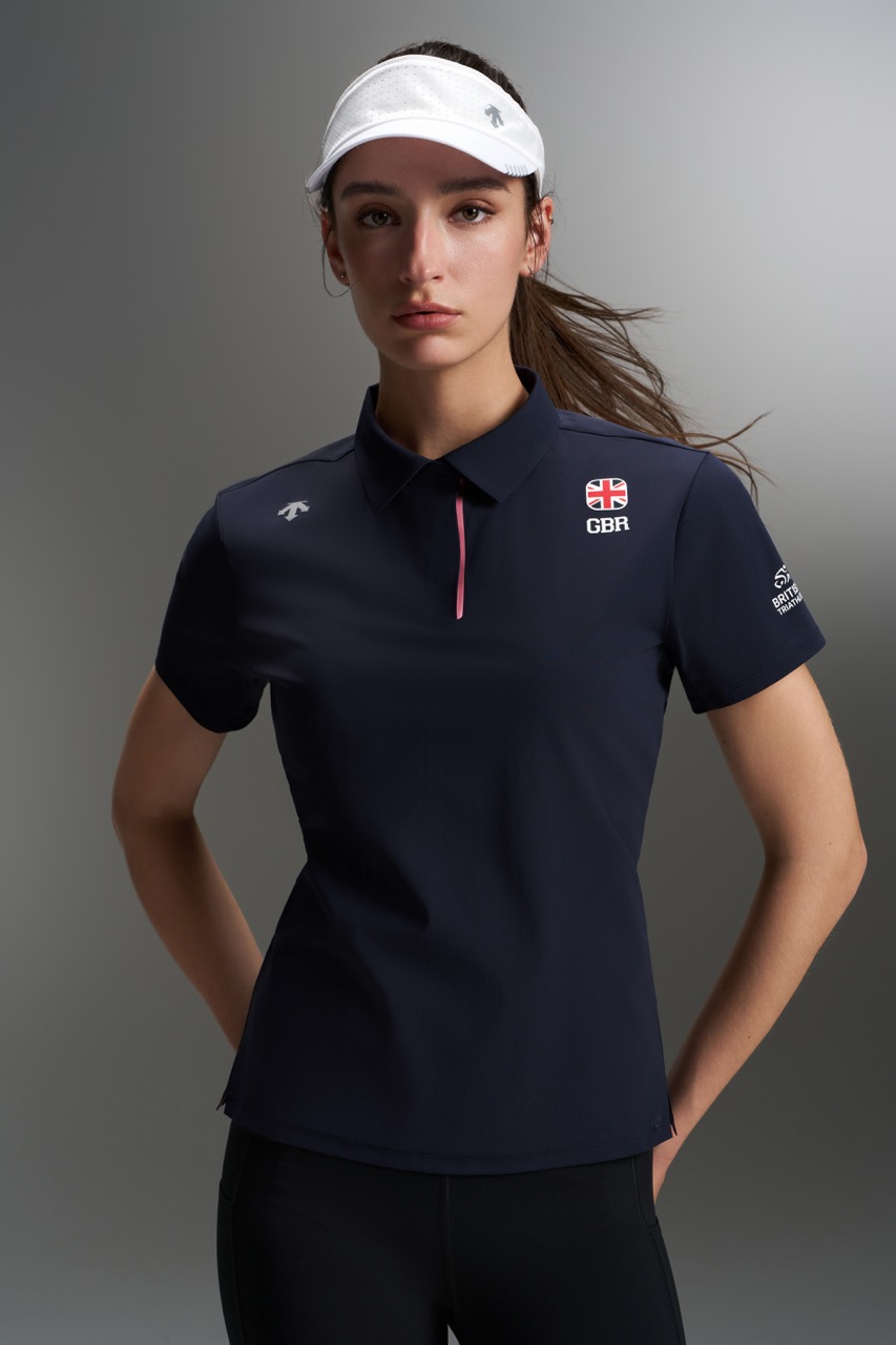 Women's Running Short-Sleeve Polo Shirt