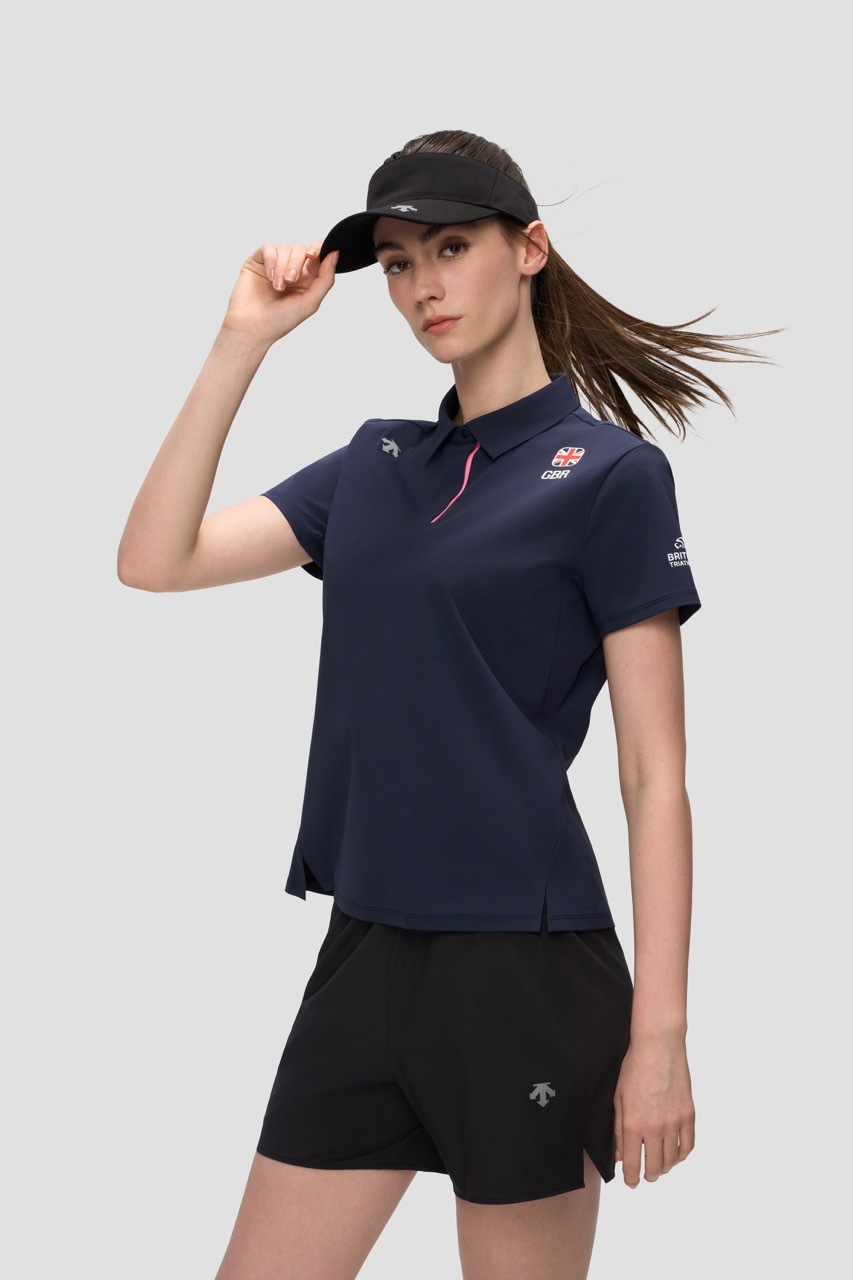 Women's Running Short-Sleeve Polo Shirt