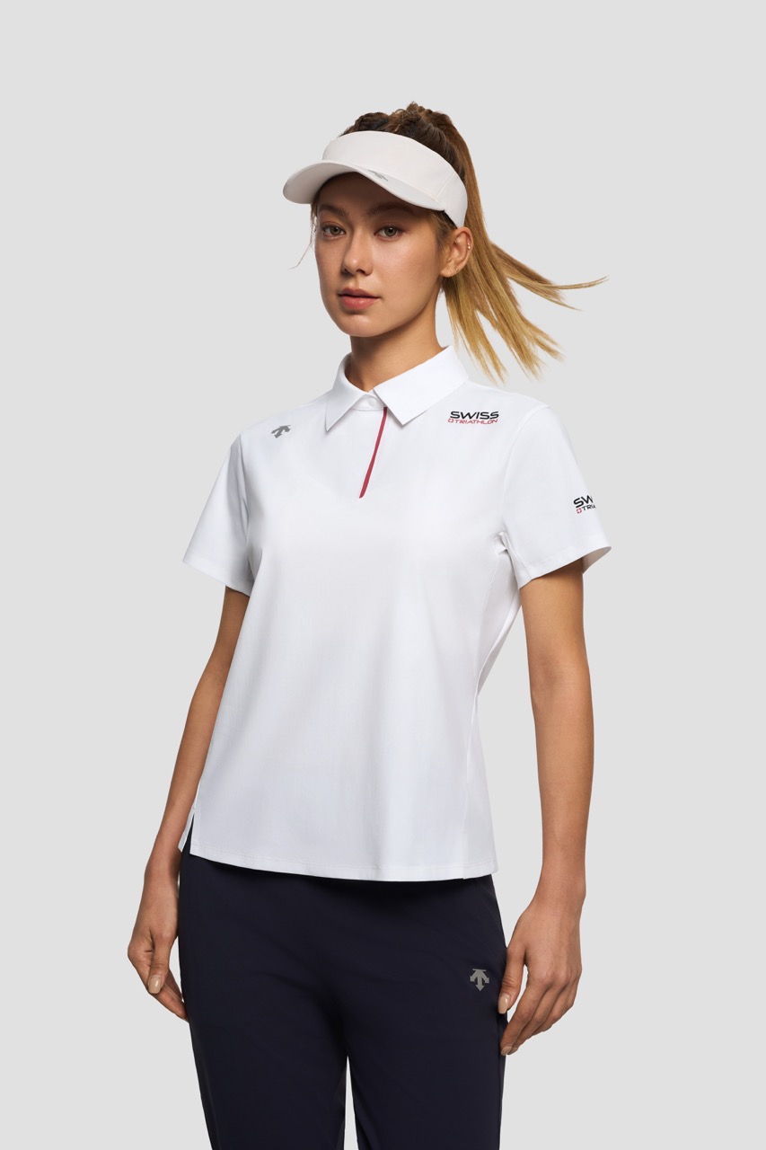 Women's Running Short-Sleeve Polo Shirt