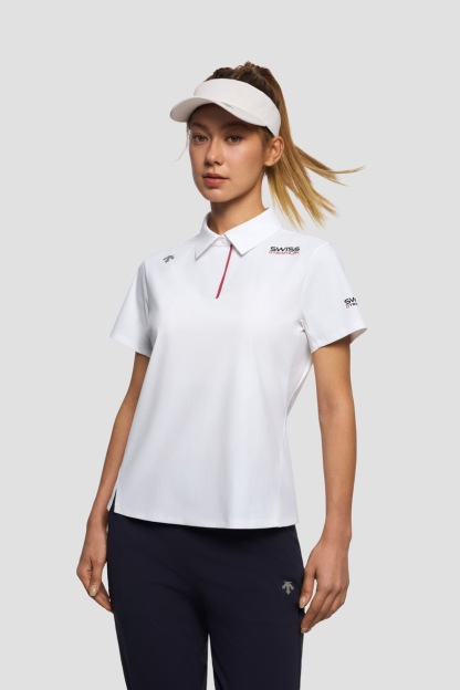 Women's Running Short-Sleeve Polo Shirt
