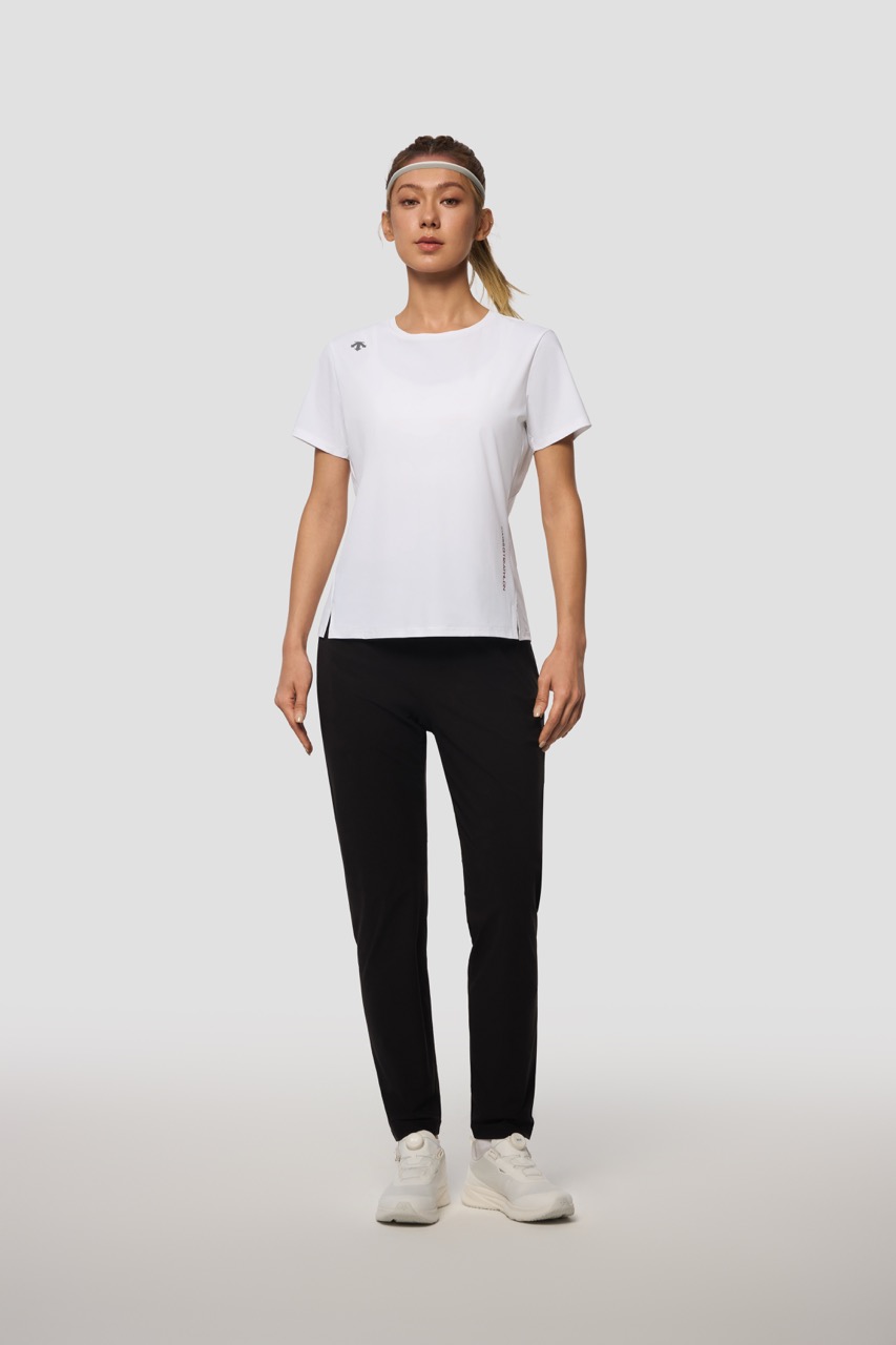 Women's Running Cool-Touch UV Protection Short-Sleeve Knit Shirt