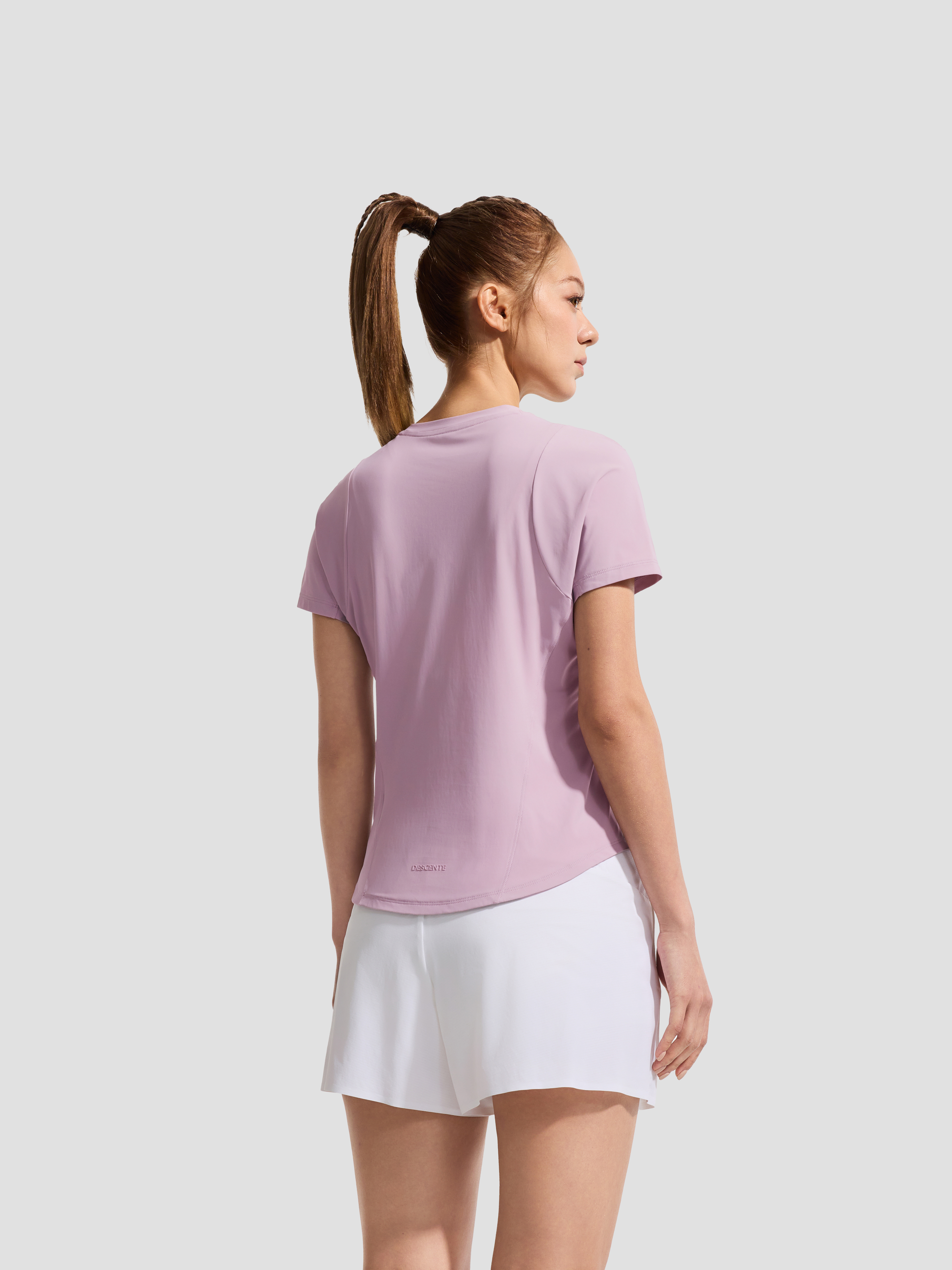 TRAINING Women Short Sleeve Knit T-Shirt