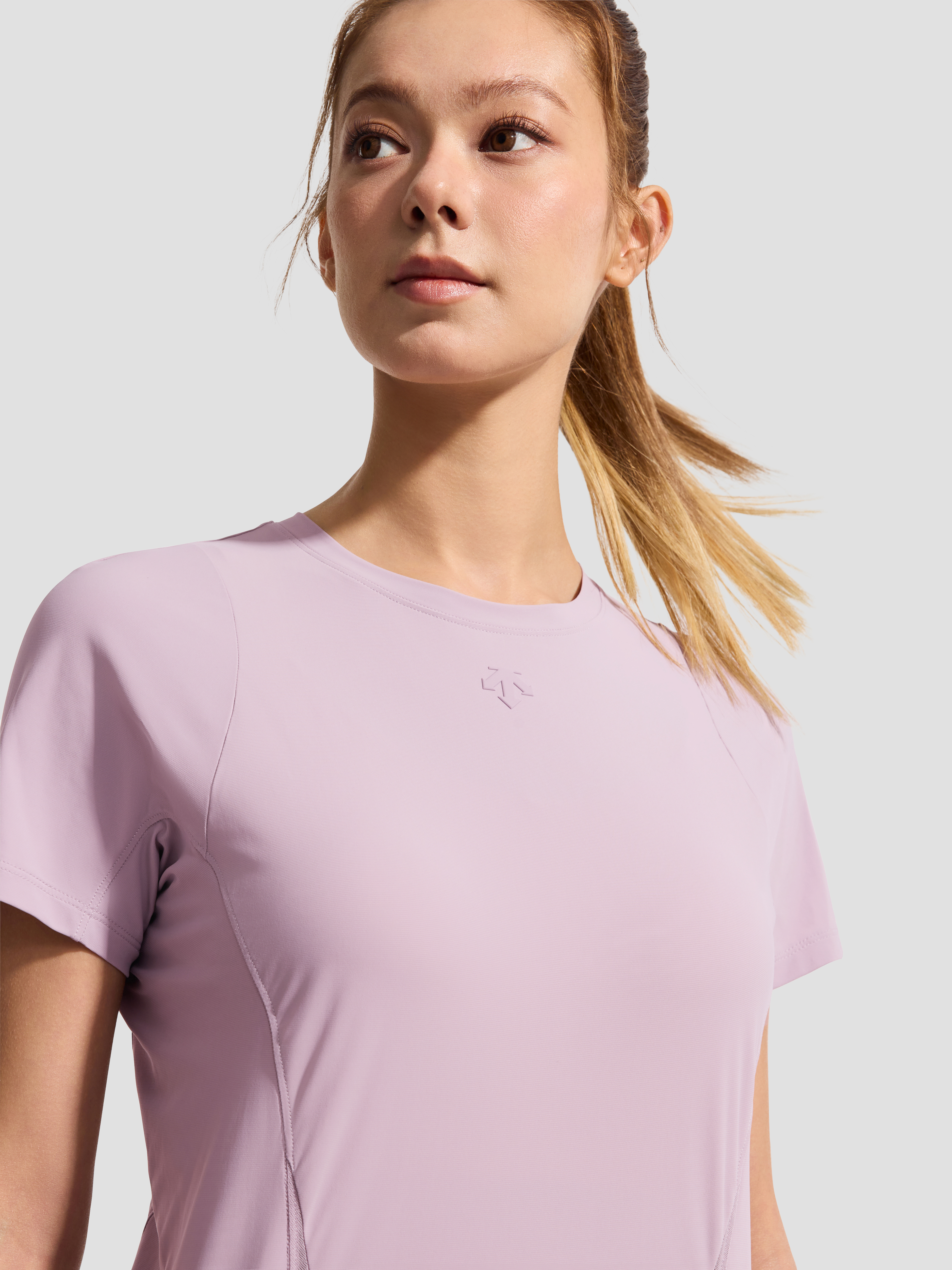 TRAINING Women Short Sleeve Knit T-Shirt