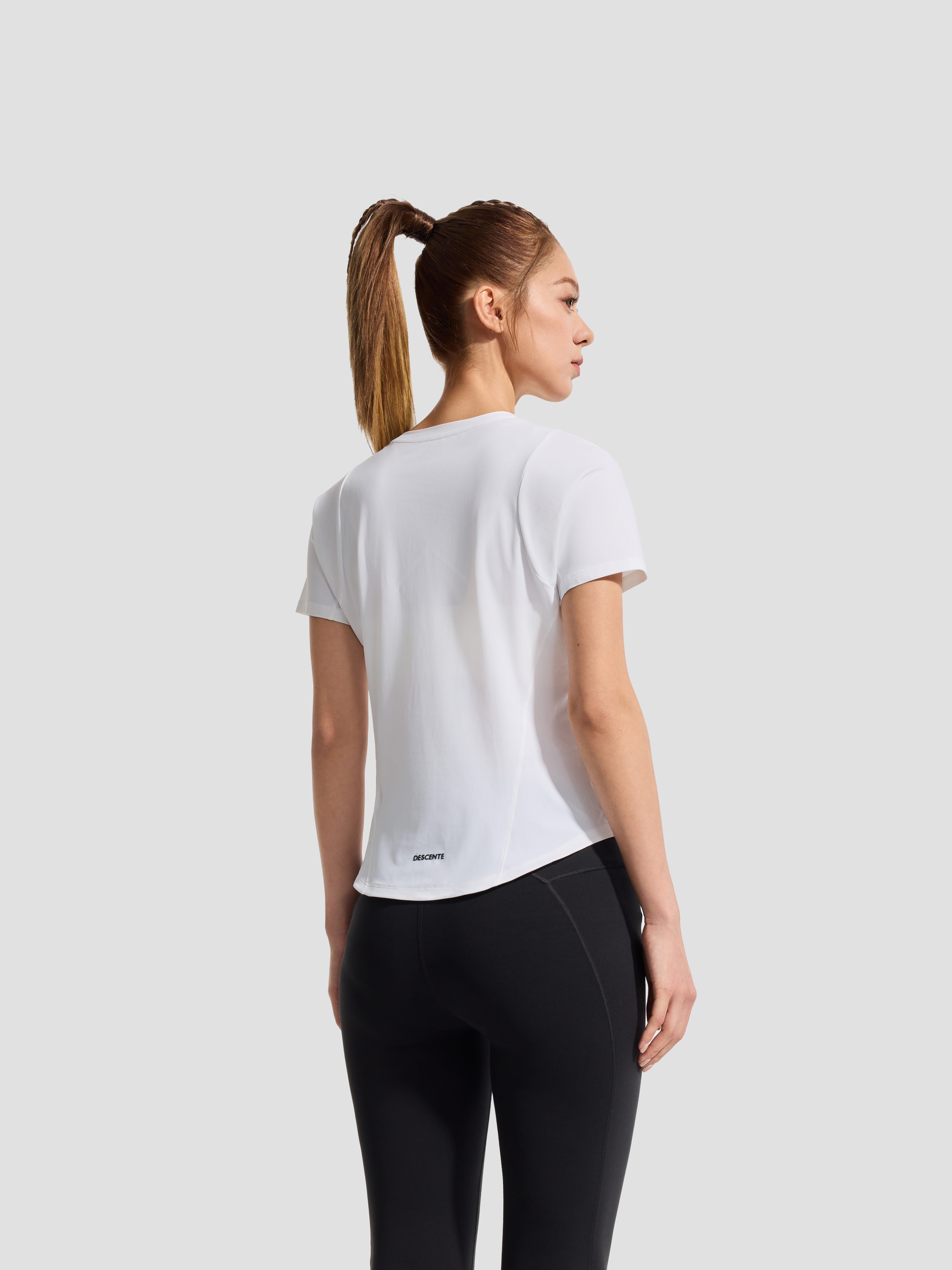 TRAINING Women Short Sleeve Knit T-Shirt