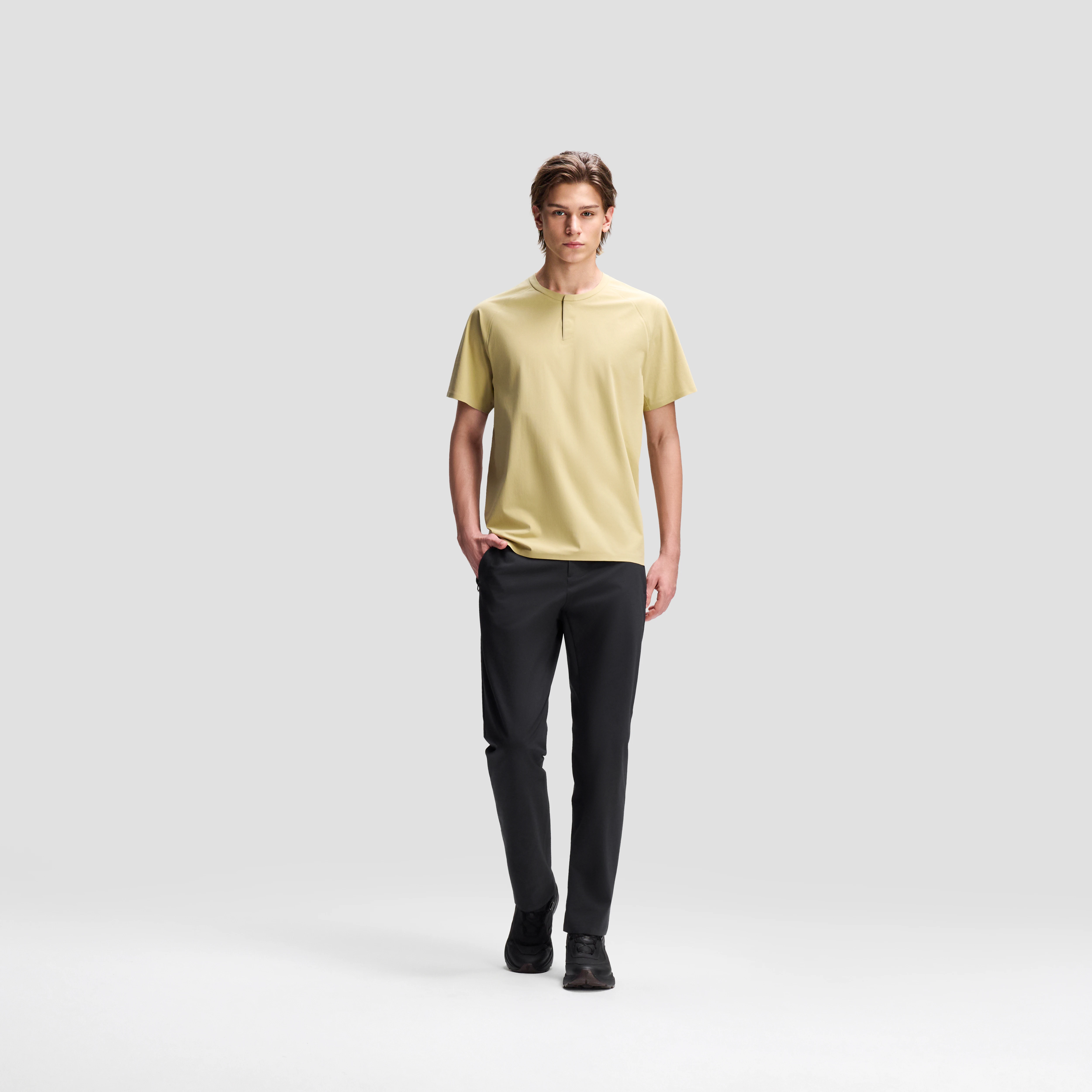Men's Dualis Henley Short Sleeve Knit T-Shirt