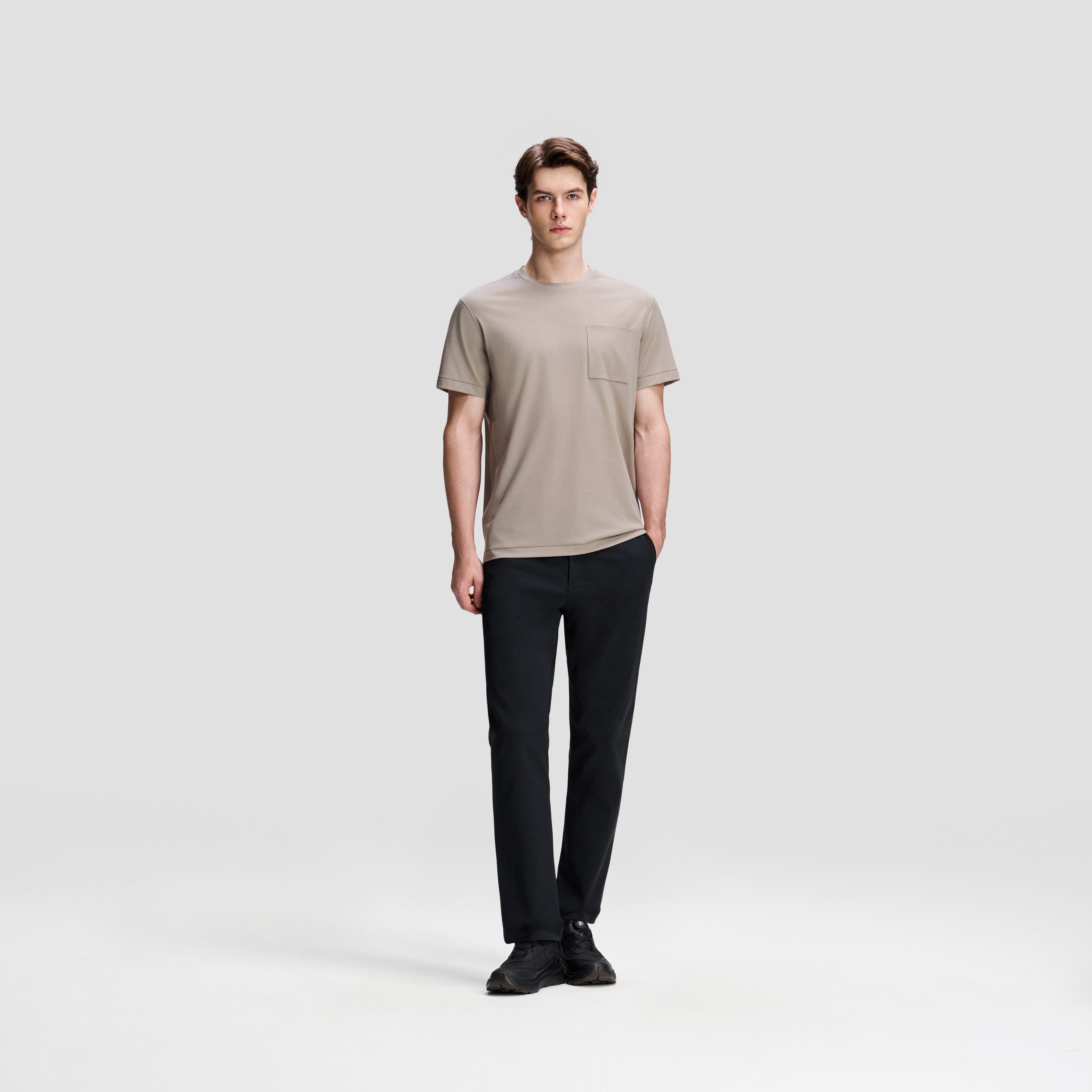 DUALIS Men Short Sleeve Knit T-Shirt
