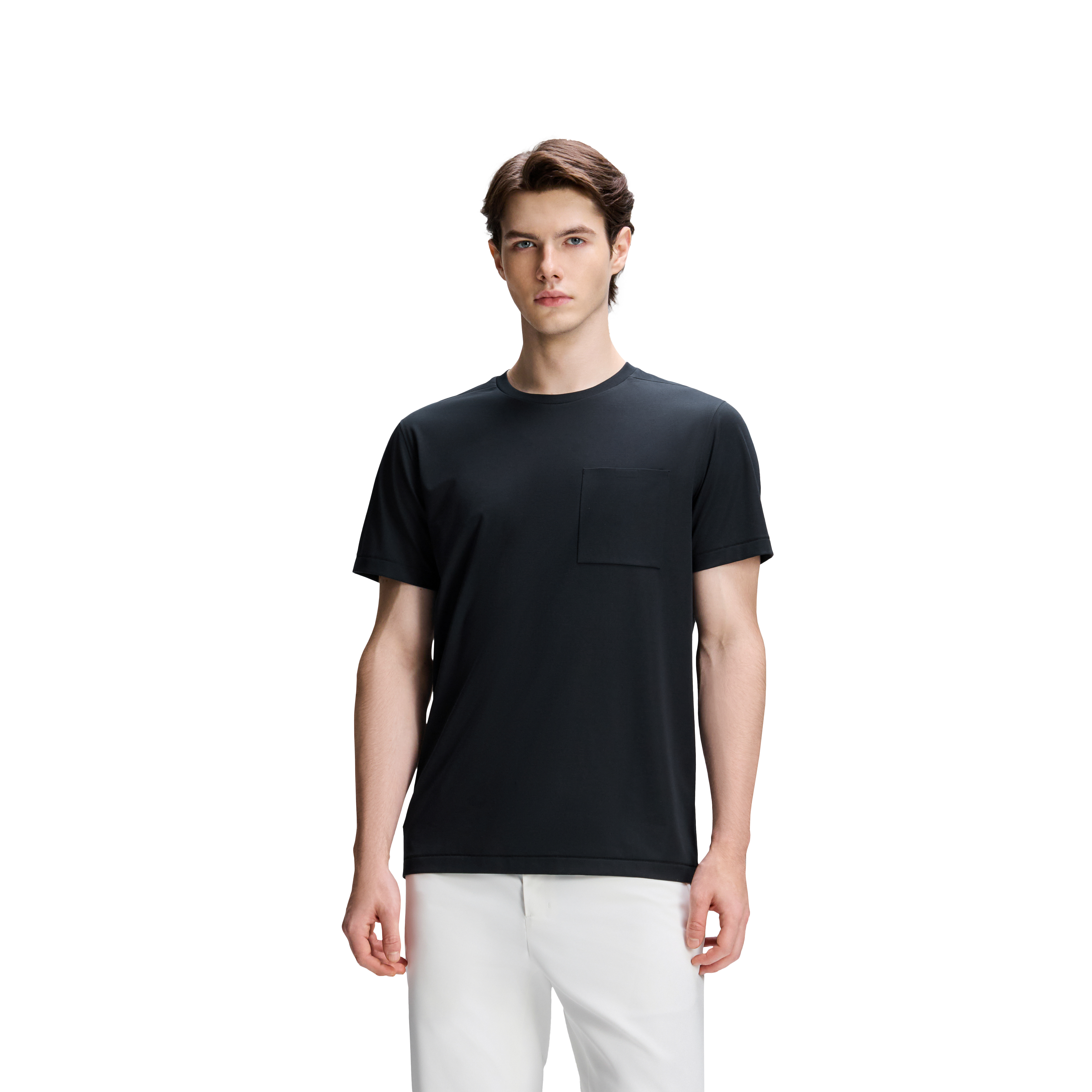 DUALIS Men Short Sleeve Knit T-Shirt
