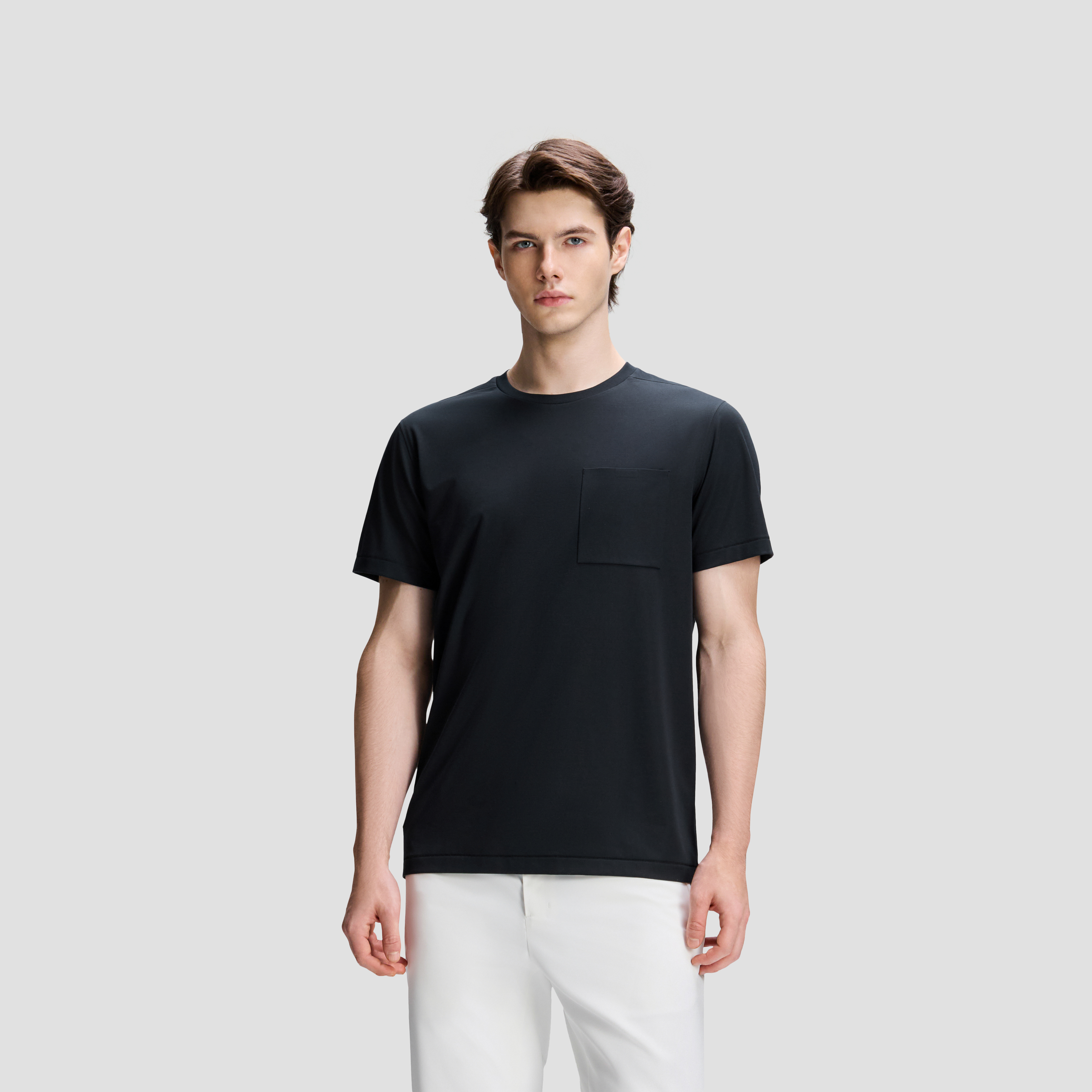 DUALIS Men Short Sleeve Knit T-Shirt