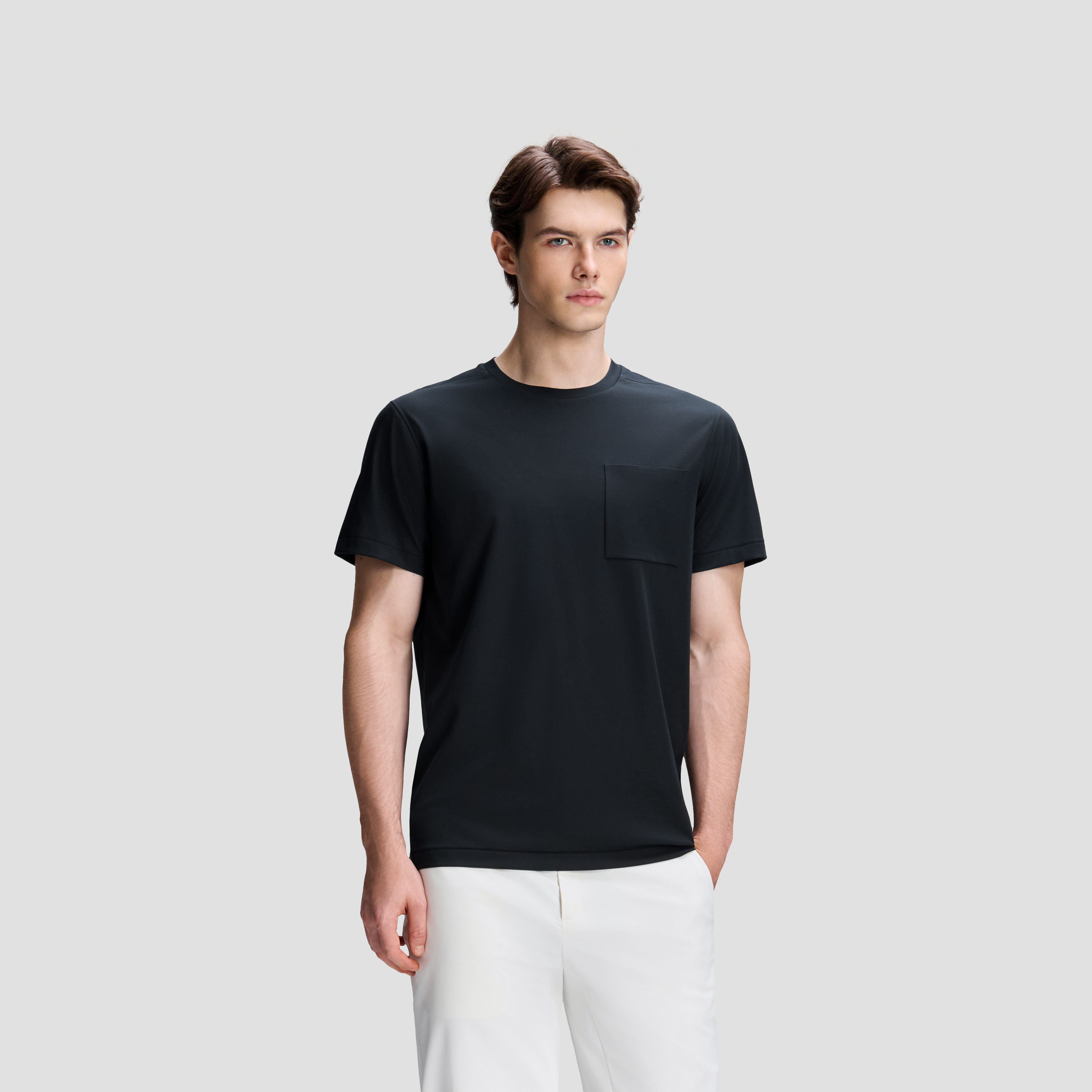 DUALIS Men Short Sleeve Knit T-Shirt