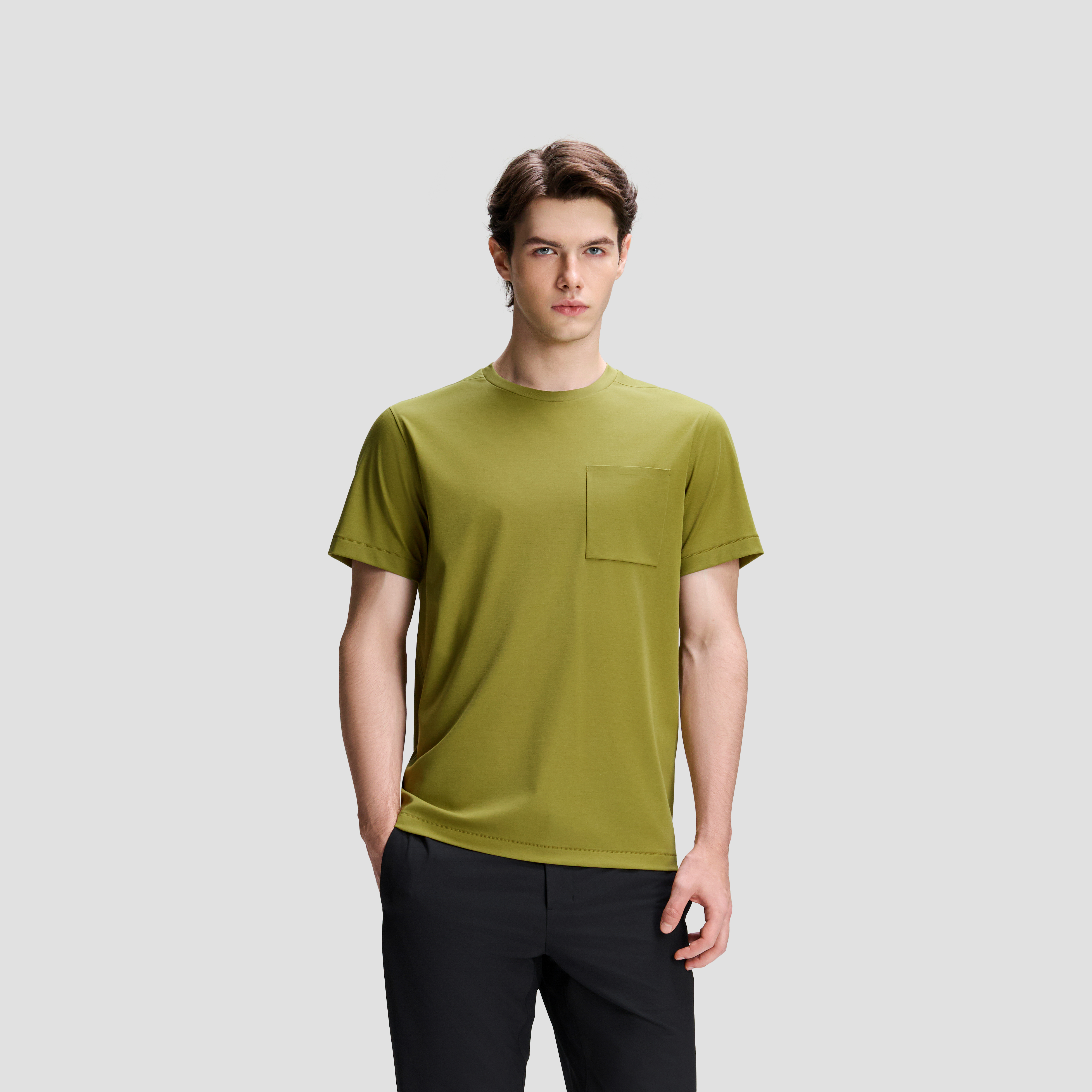 DUALIS Men Short Sleeve Knit T-Shirt
