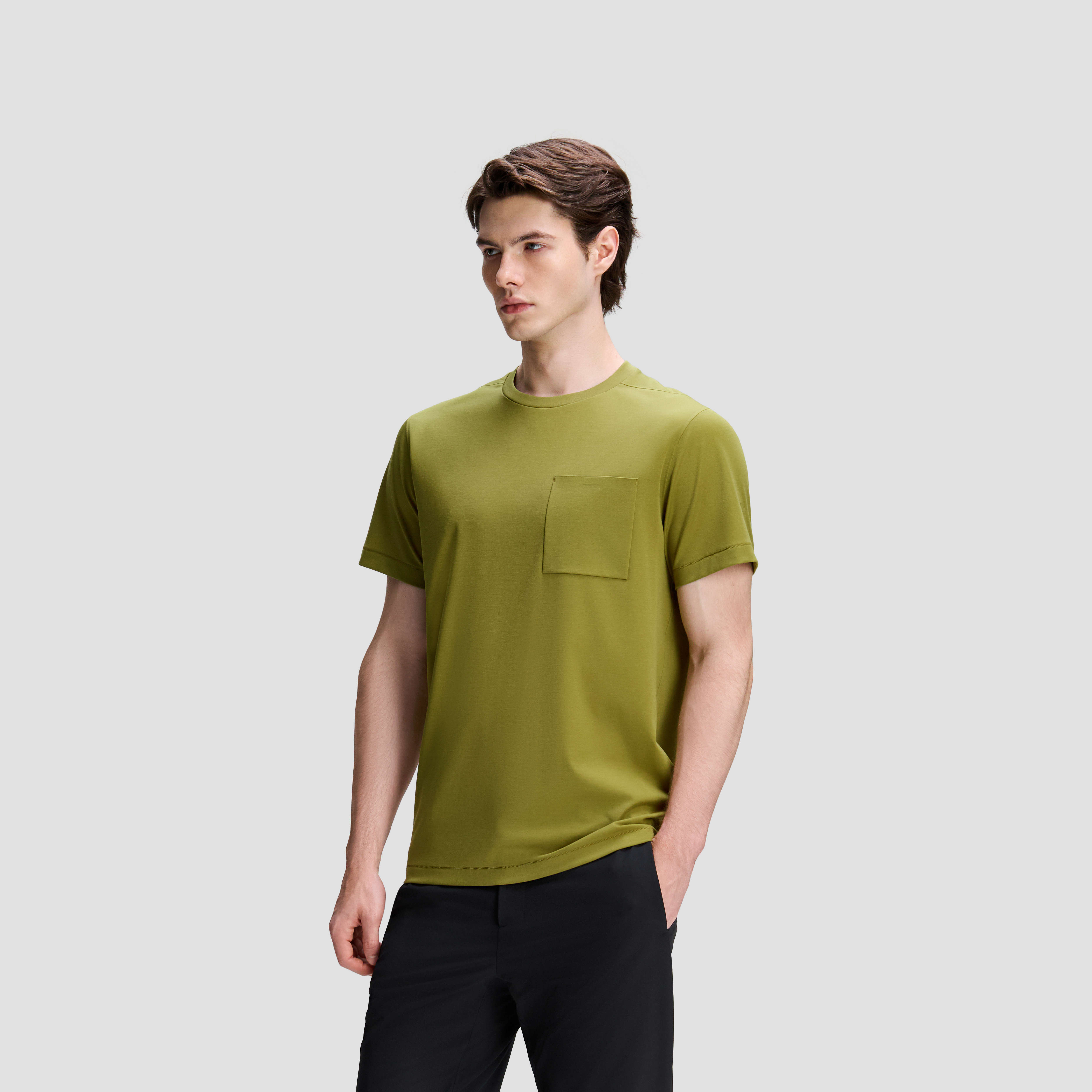 DUALIS Men Short Sleeve Knit T-Shirt