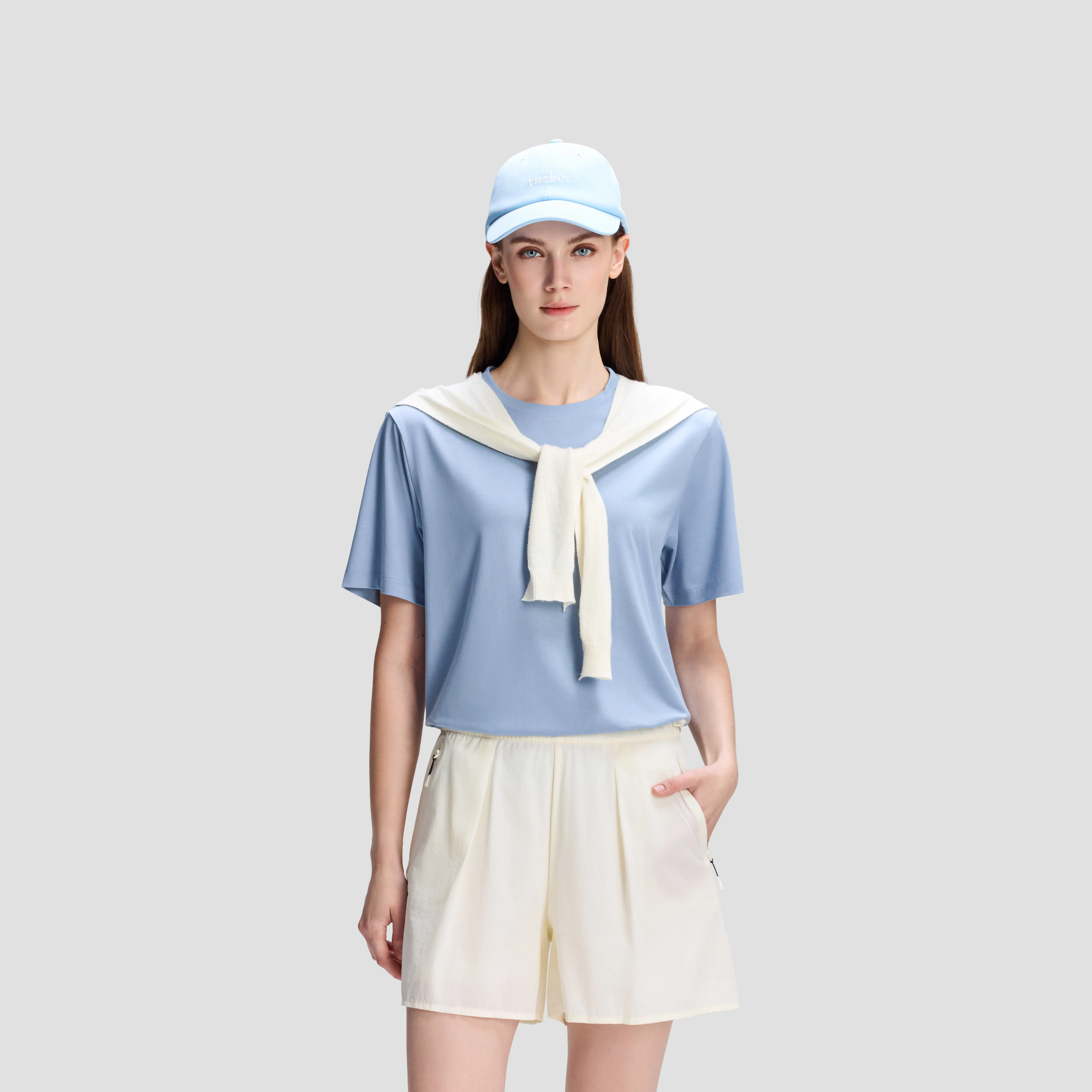 Unisex Essential Cooling Quick-Dry Short Sleeve Knit T-Shirt