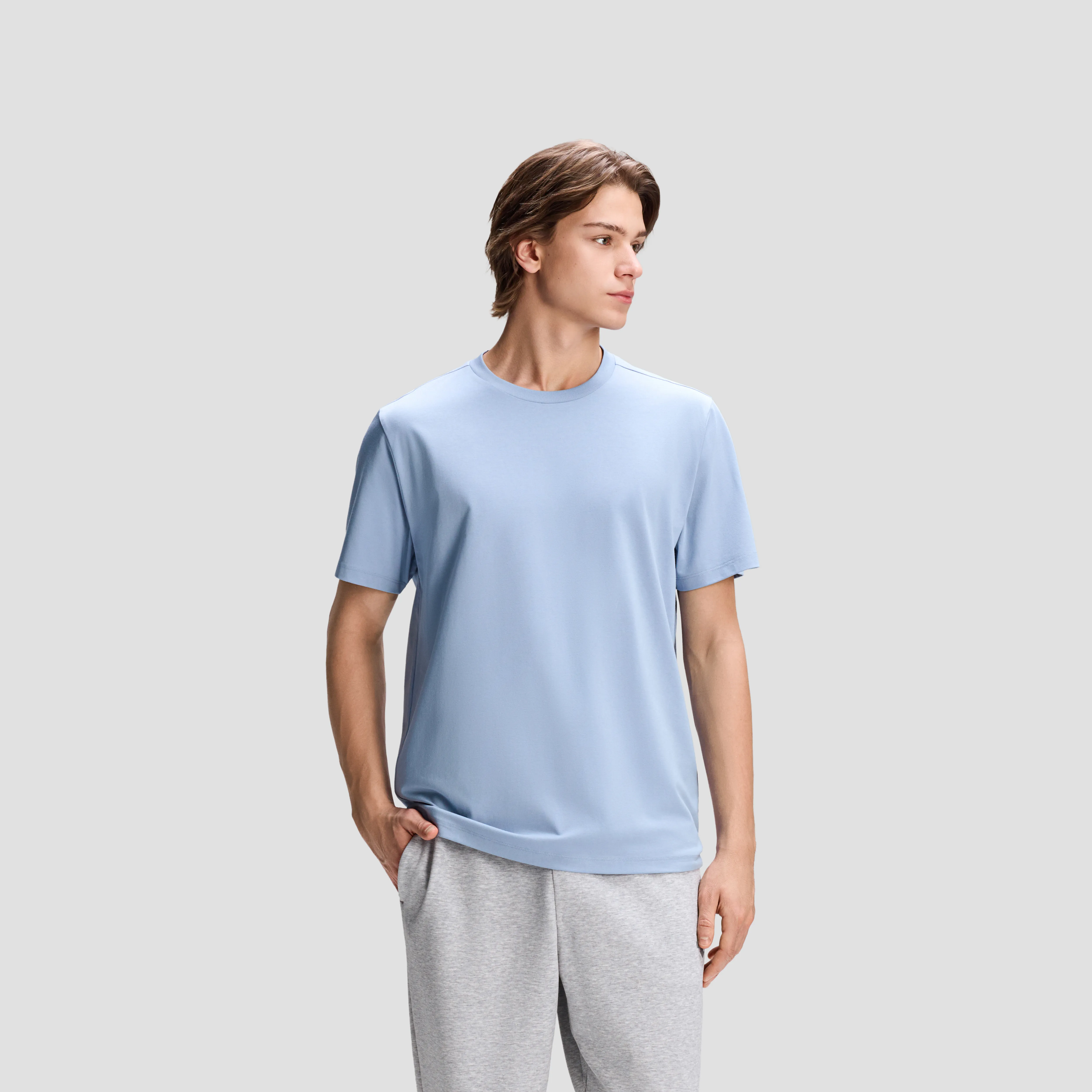 Unisex Essential Cooling Quick-Dry Short Sleeve Knit T-Shirt