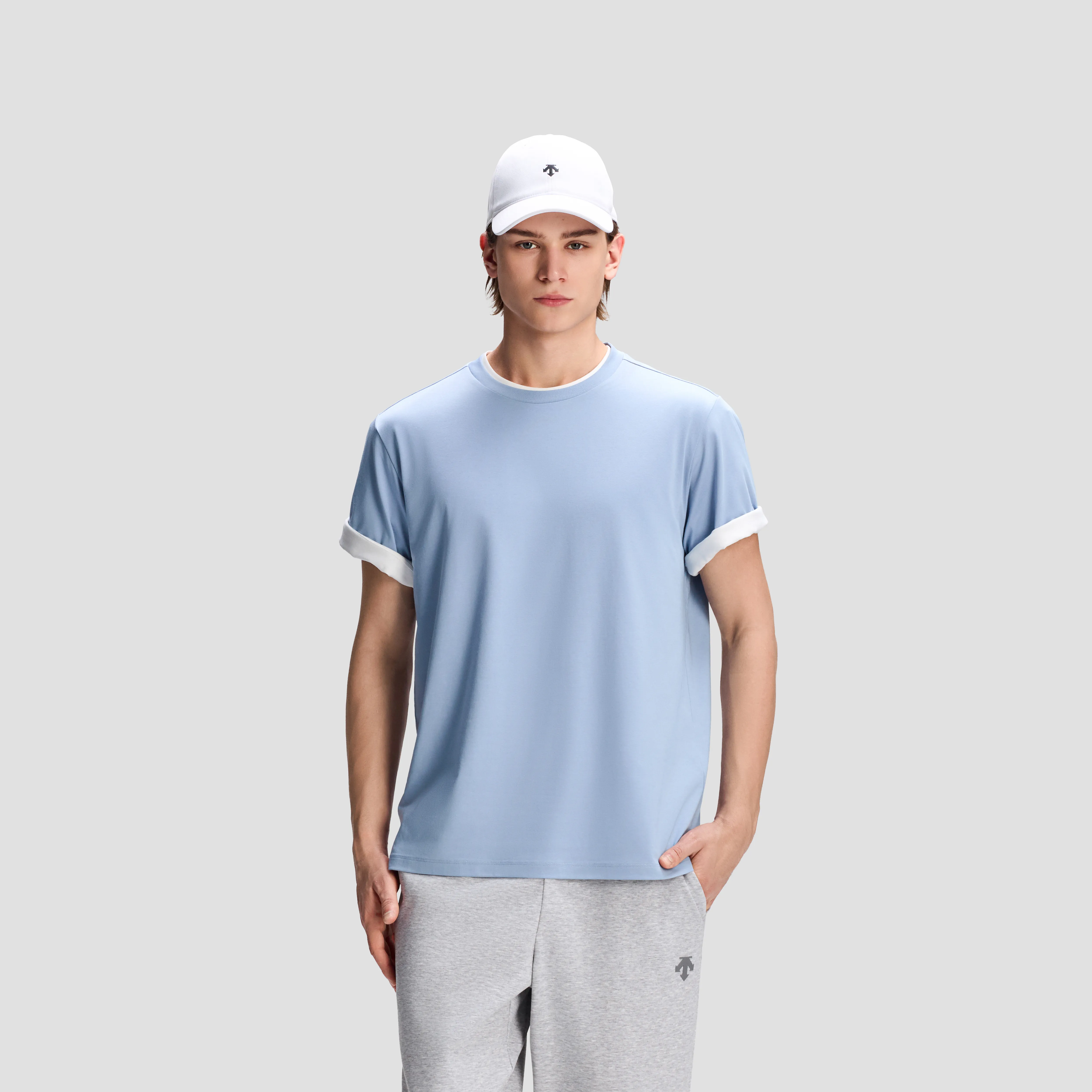 Unisex Essential Cooling Quick-Dry Short Sleeve Knit T-Shirt