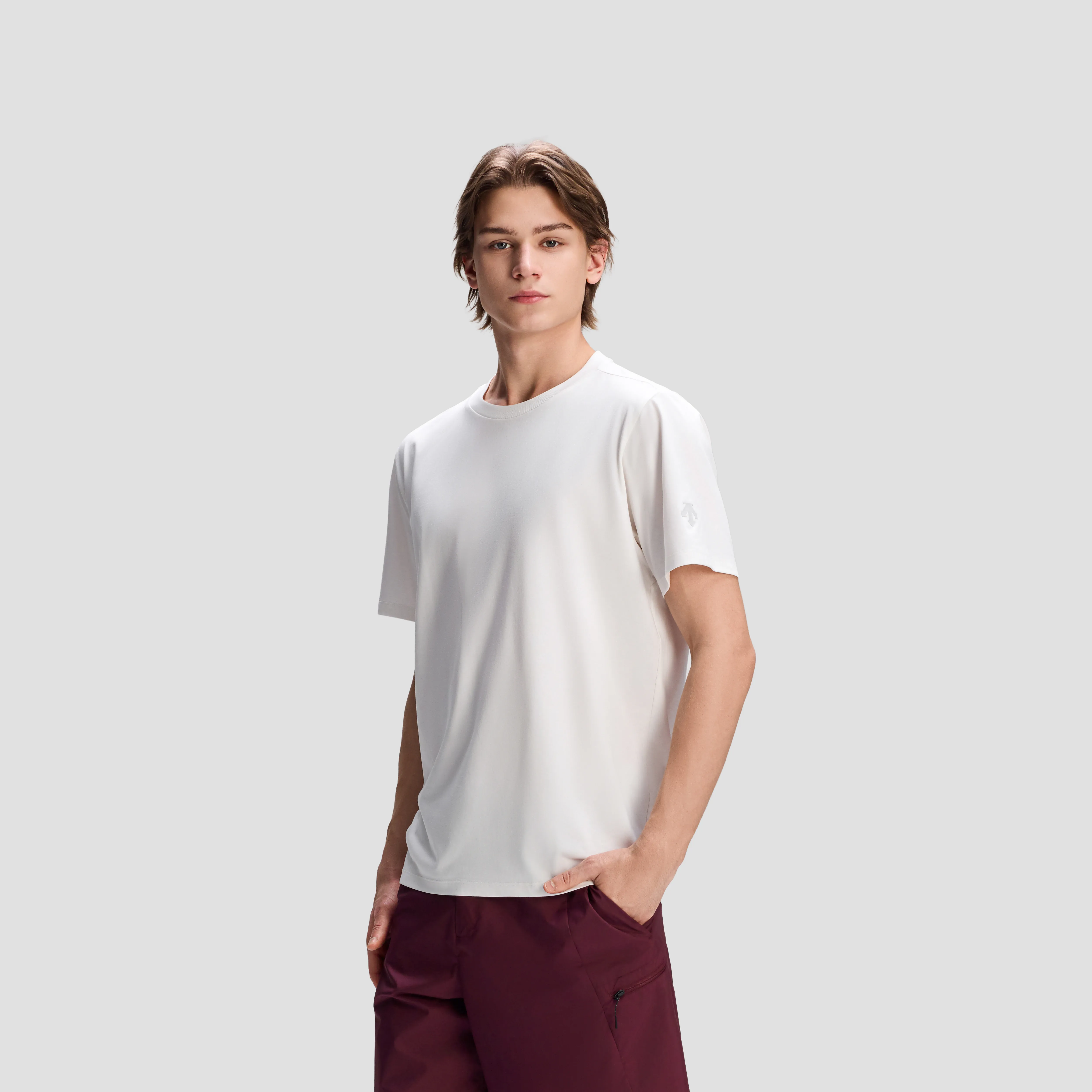 Unisex Essential Cooling Quick-Dry Short Sleeve Knit T-Shirt