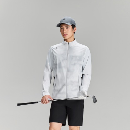 Men's Golf Structured Athletic Stretch Perforated Jacket