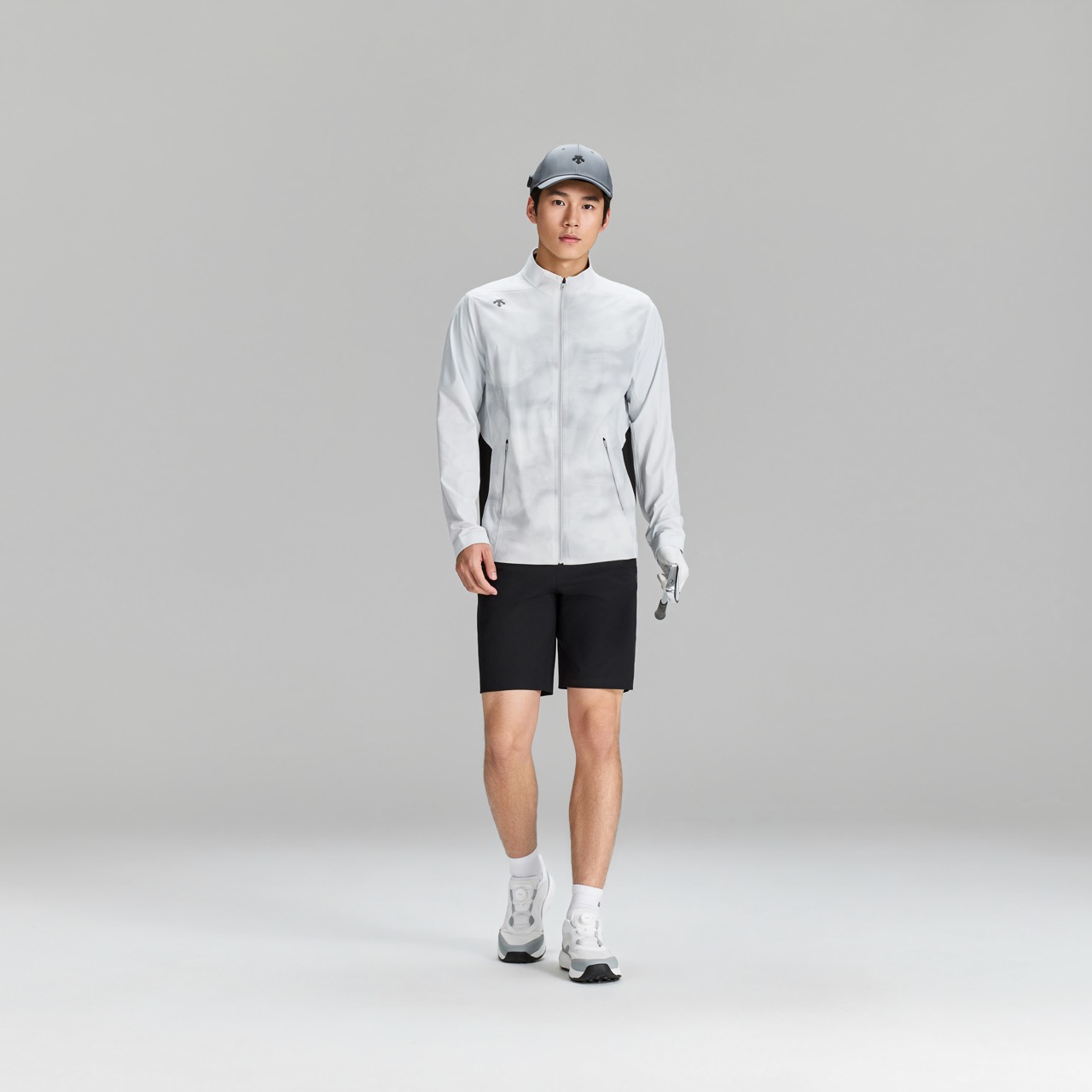 Men's Golf Structured Athletic Stretch Perforated Jacket