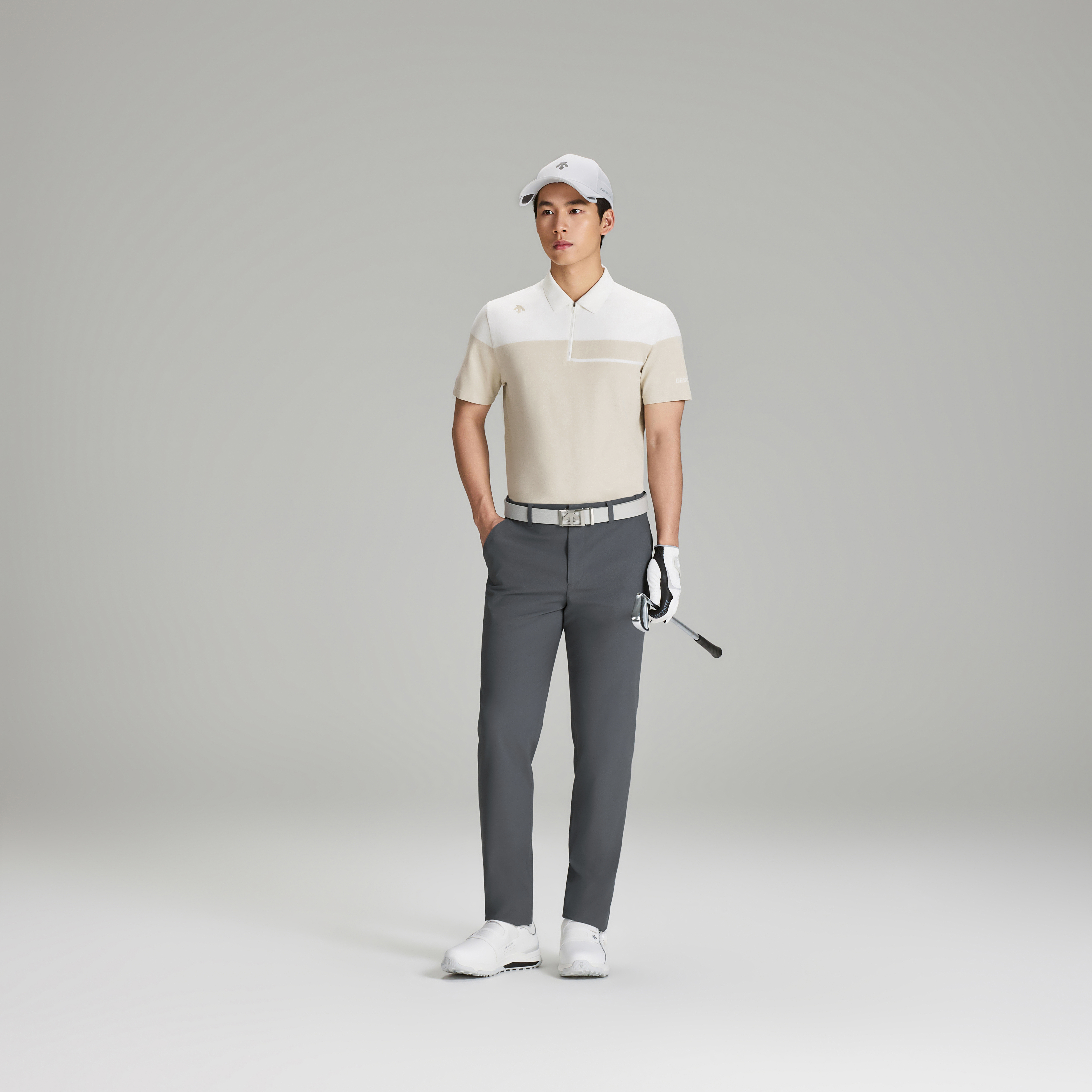 Men's GOLF Cooling & Uv-Protective Short-Sleeve Polo Shirt
