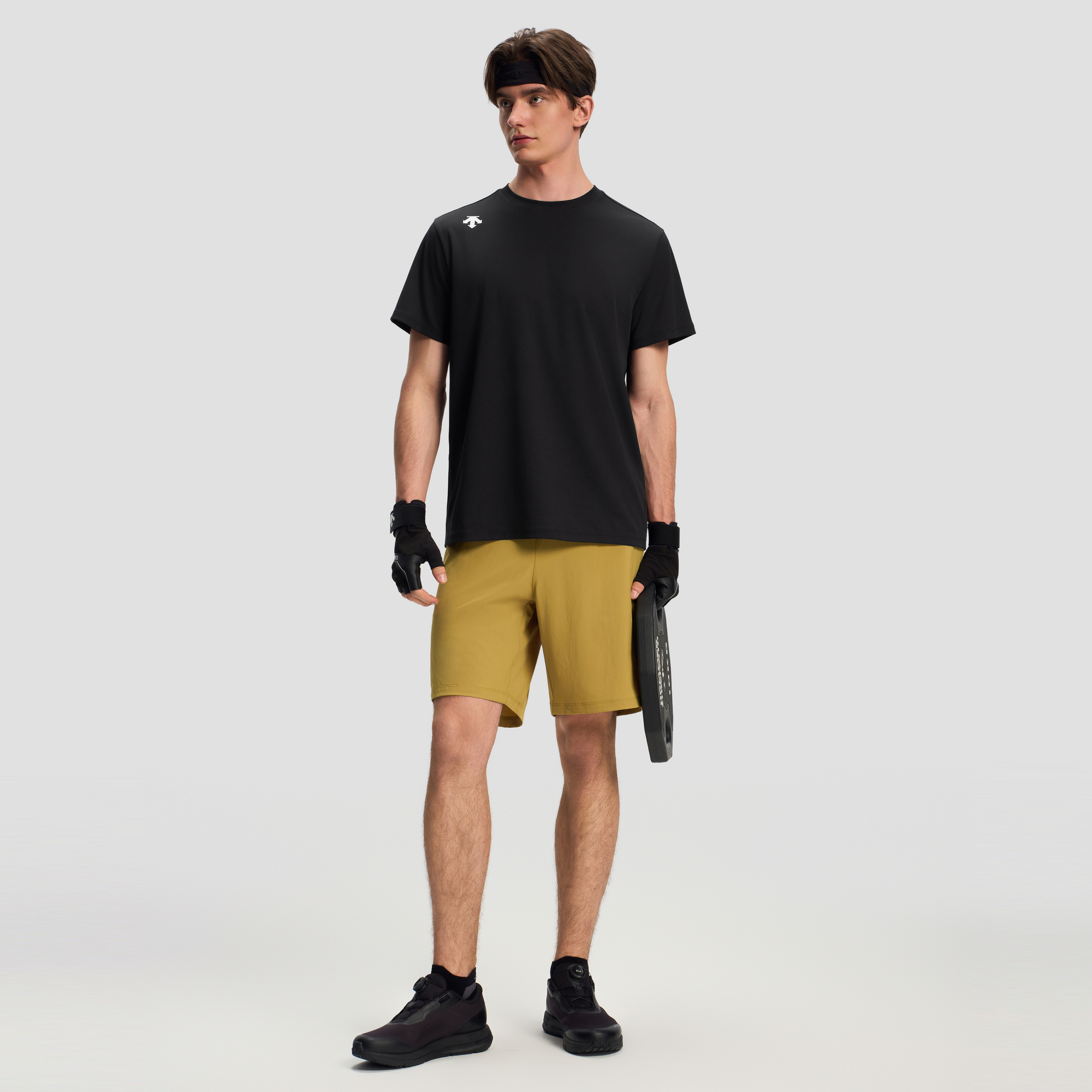 TRAINING Men Short Sleeve Knit T-Shirt