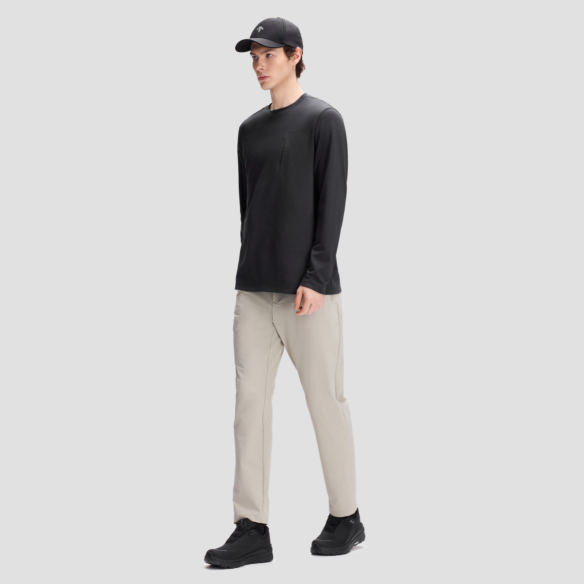 Men's DUALIS Long Sleeve Knit T-Shirt