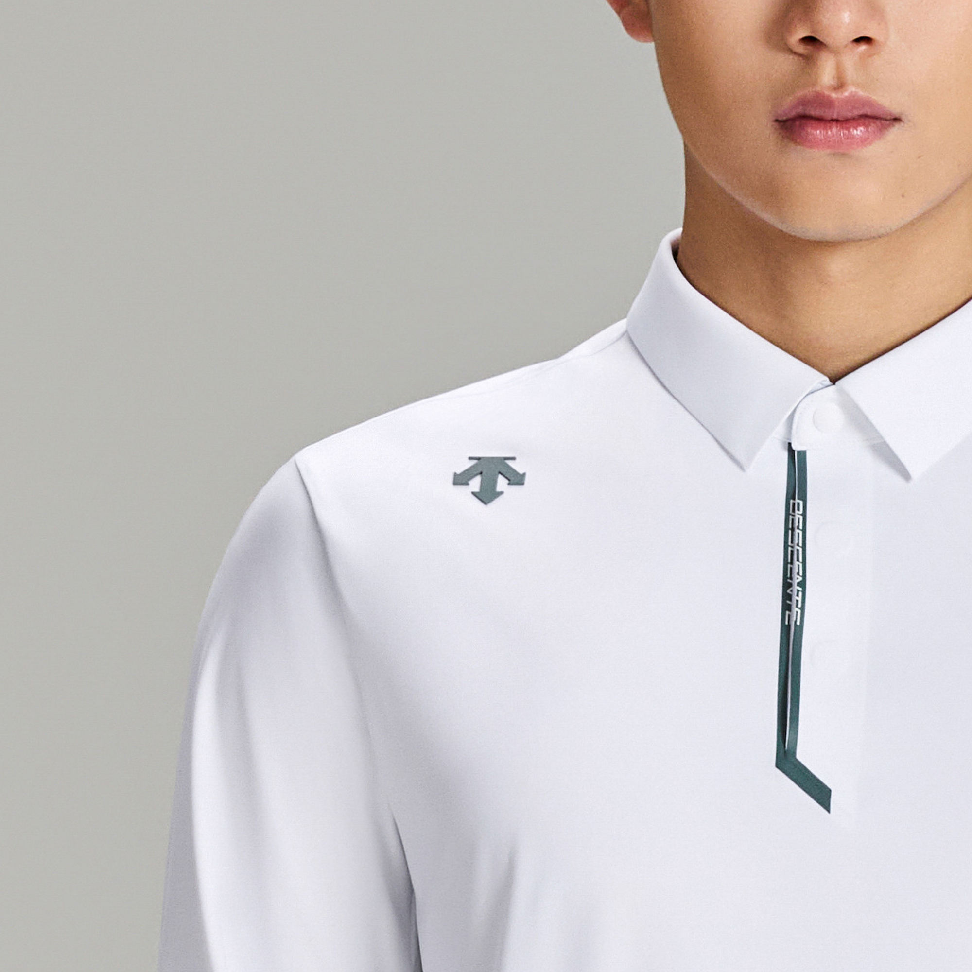 Men's GOLF UV-Protective Long Sleeve Polo Shirt