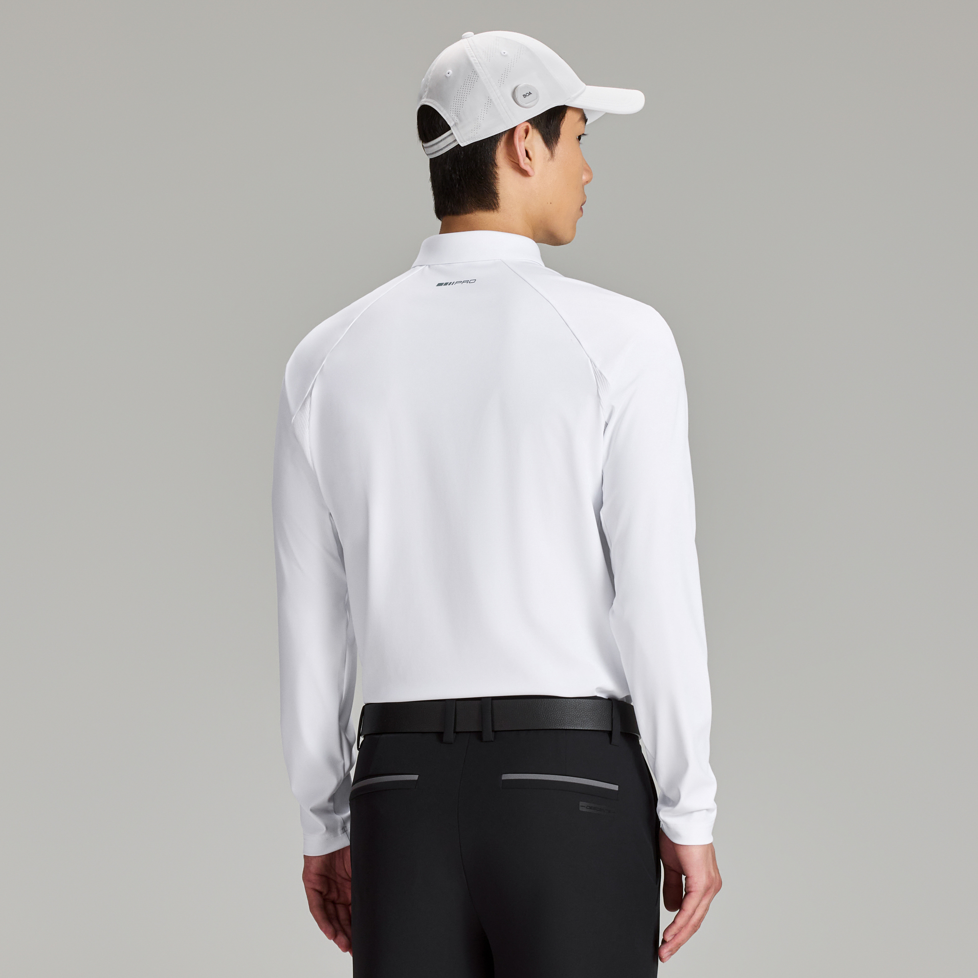 Men's GOLF UV-Protective Long Sleeve Polo Shirt