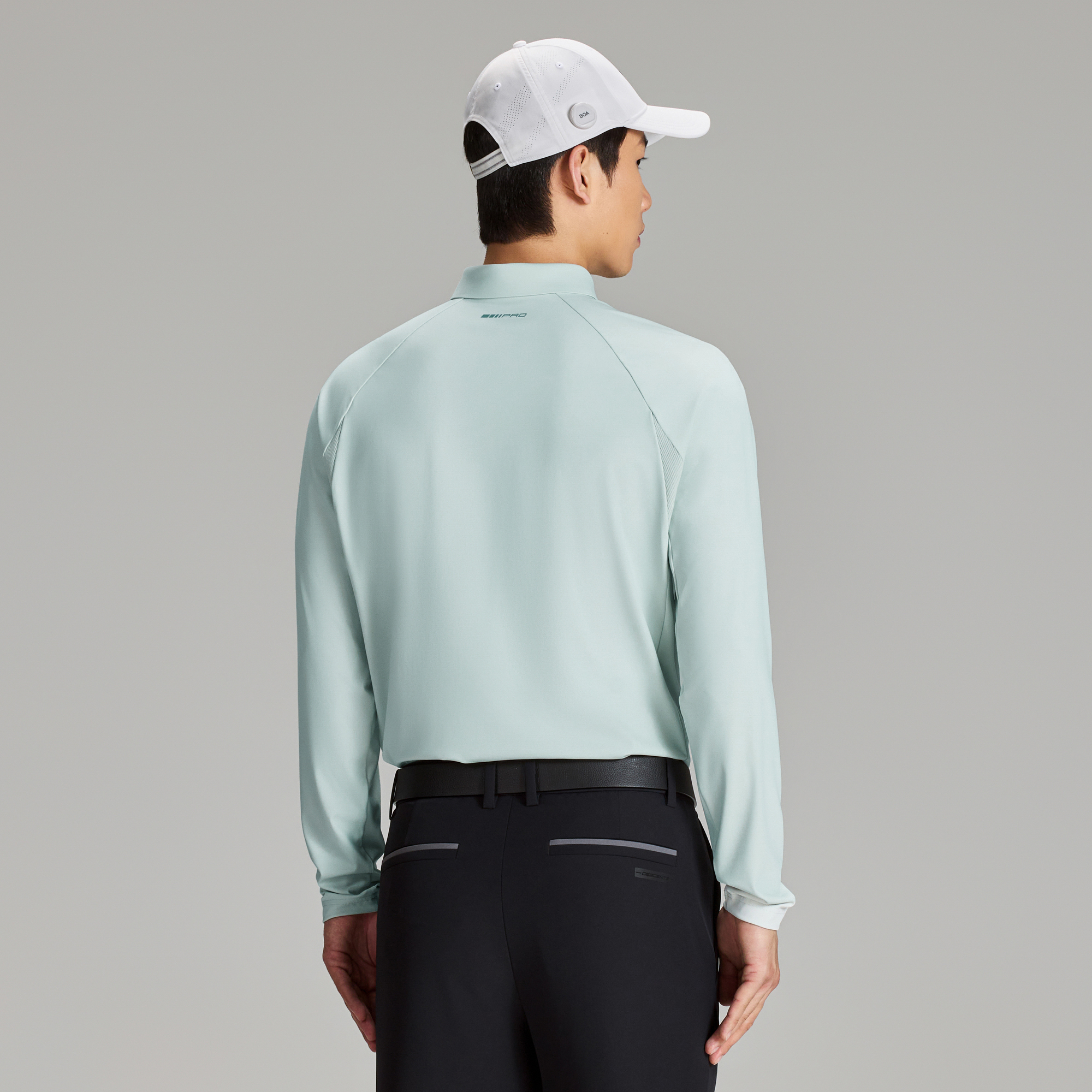 Men's GOLF UV-Protective Long Sleeve Polo Shirt