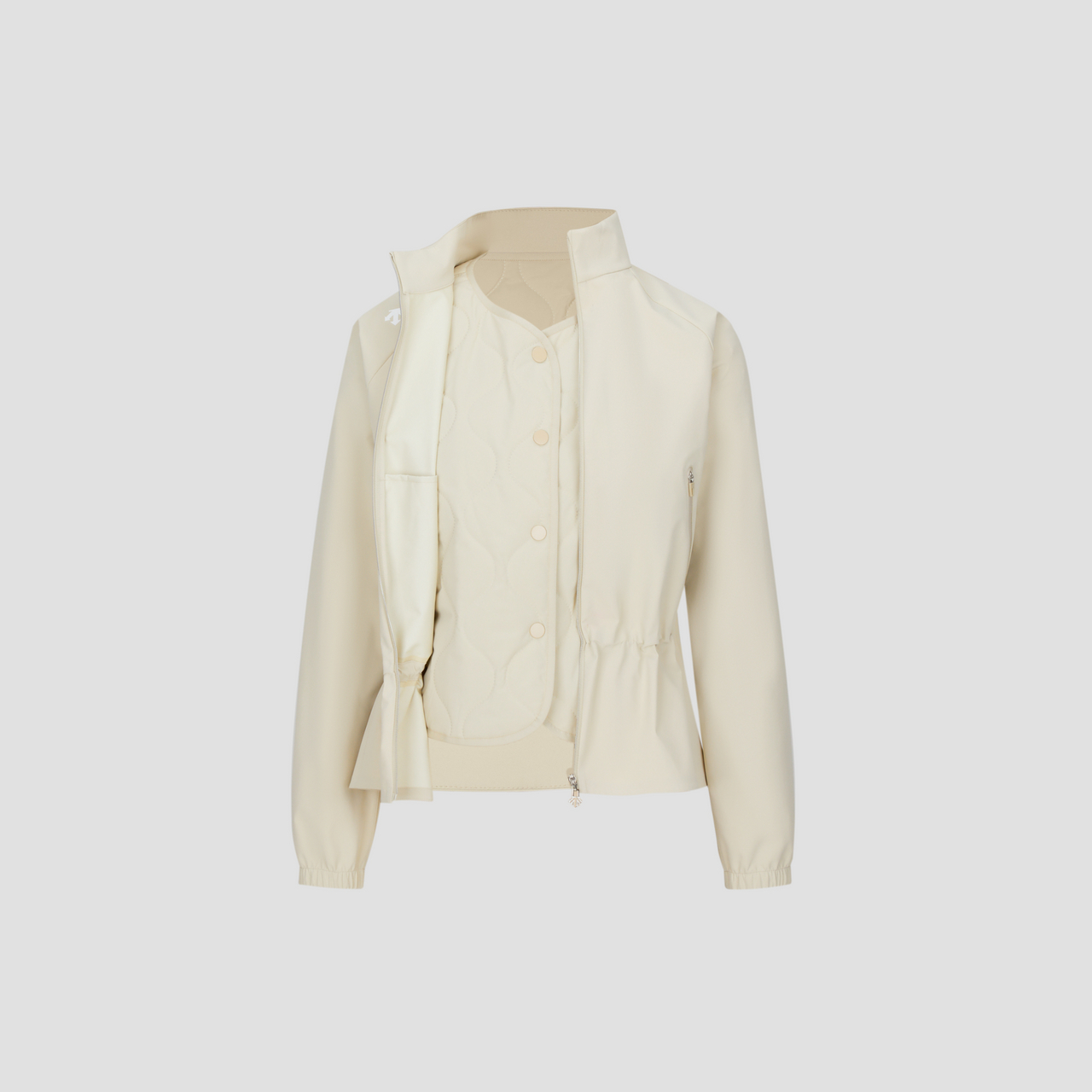 GOLF PRO Women 2in1 Woven Jacket
#BURGUNDY